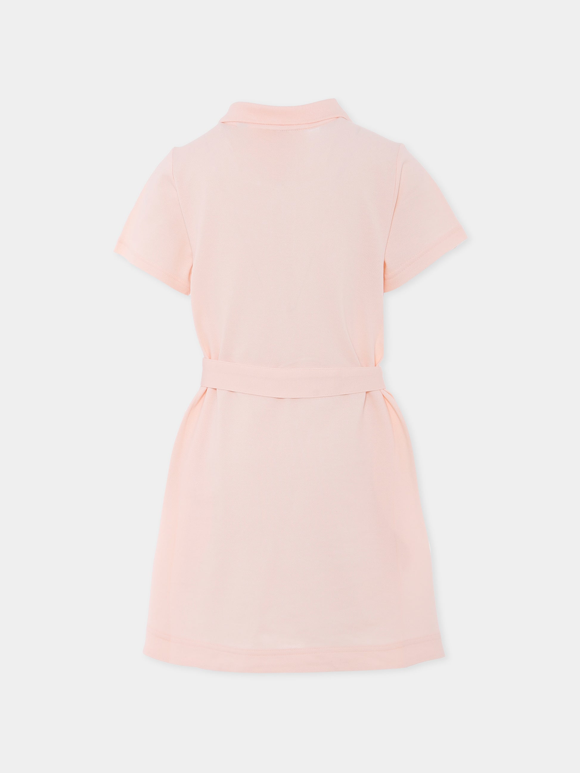 Vestito rosa per bambina con orsetto,Burberry Kids,8111906 A4651