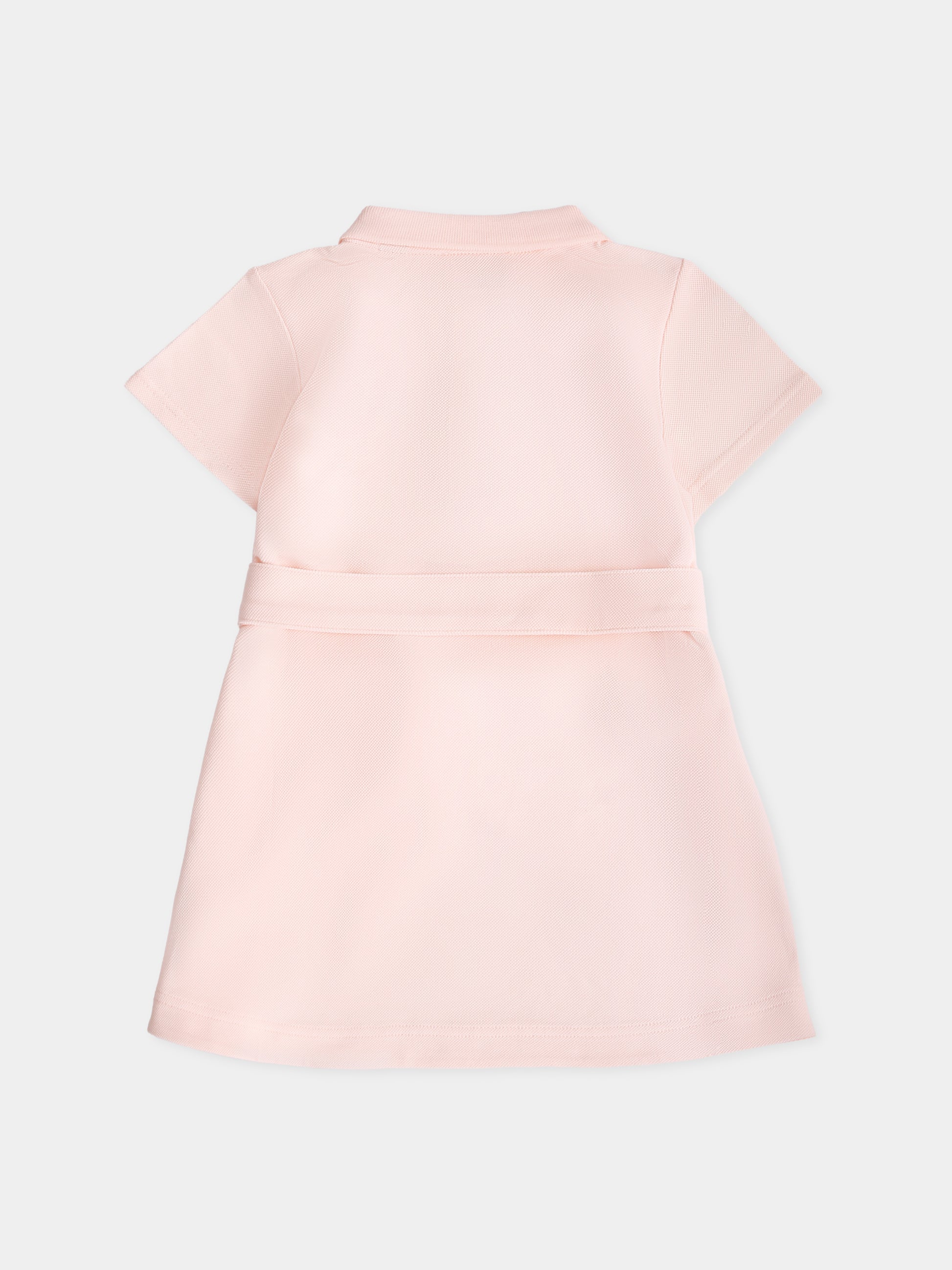Vestito rosa per neonata con orsetto,Burberry Kids,8112518 A4651
