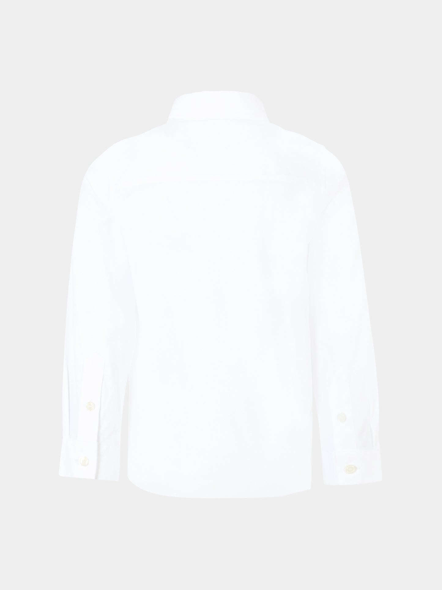 Camicia bianca per bambino con logo bianco,Burberry Kids,8108990 A1464