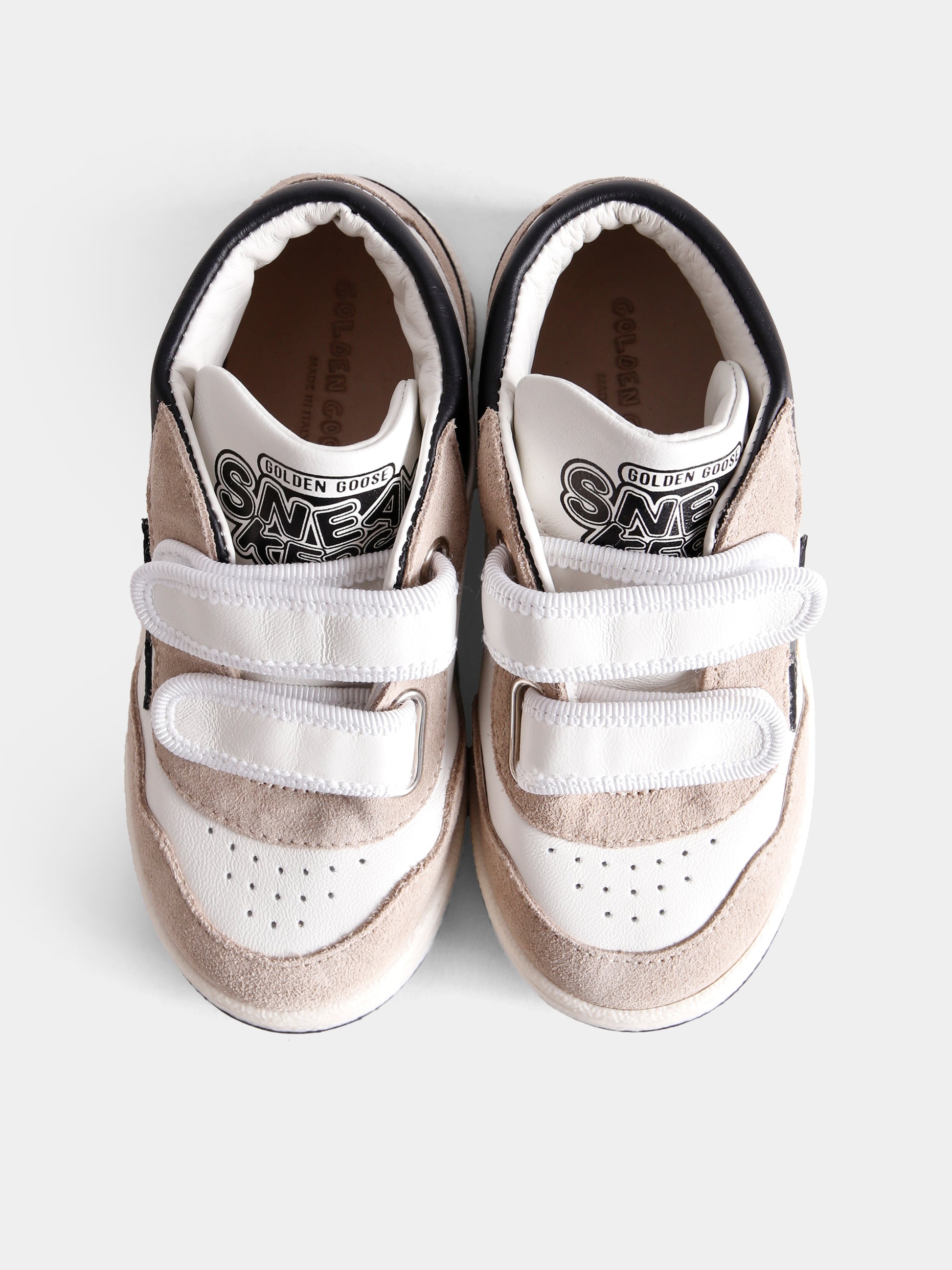 Sneakers June bianche per neonato e bambino con stella,Golden Goose,GJF00773 F007415 11395