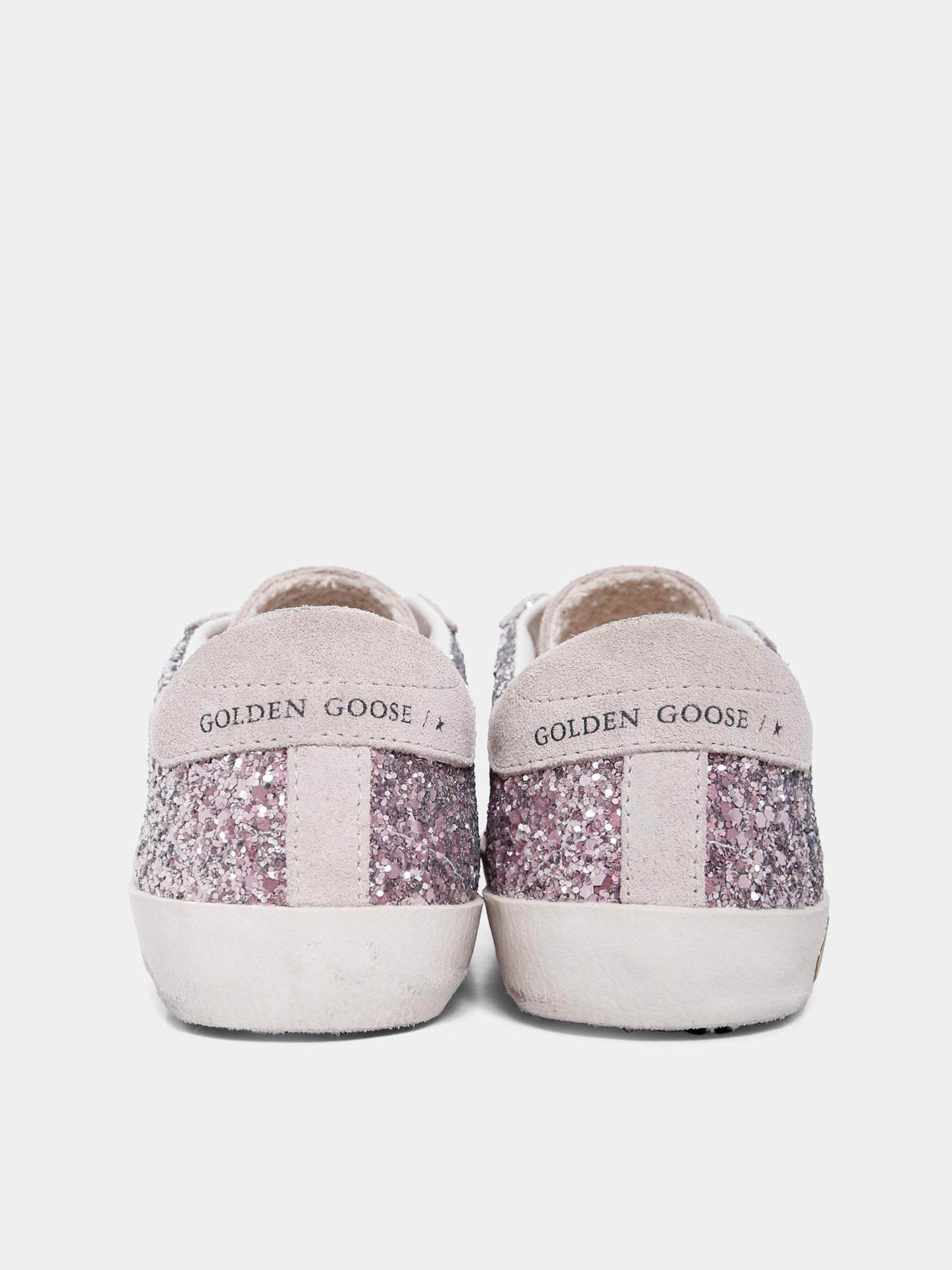 Sneakers Old School argento per bambina con stella,Golden Goose,GJF00111 F007426 70331