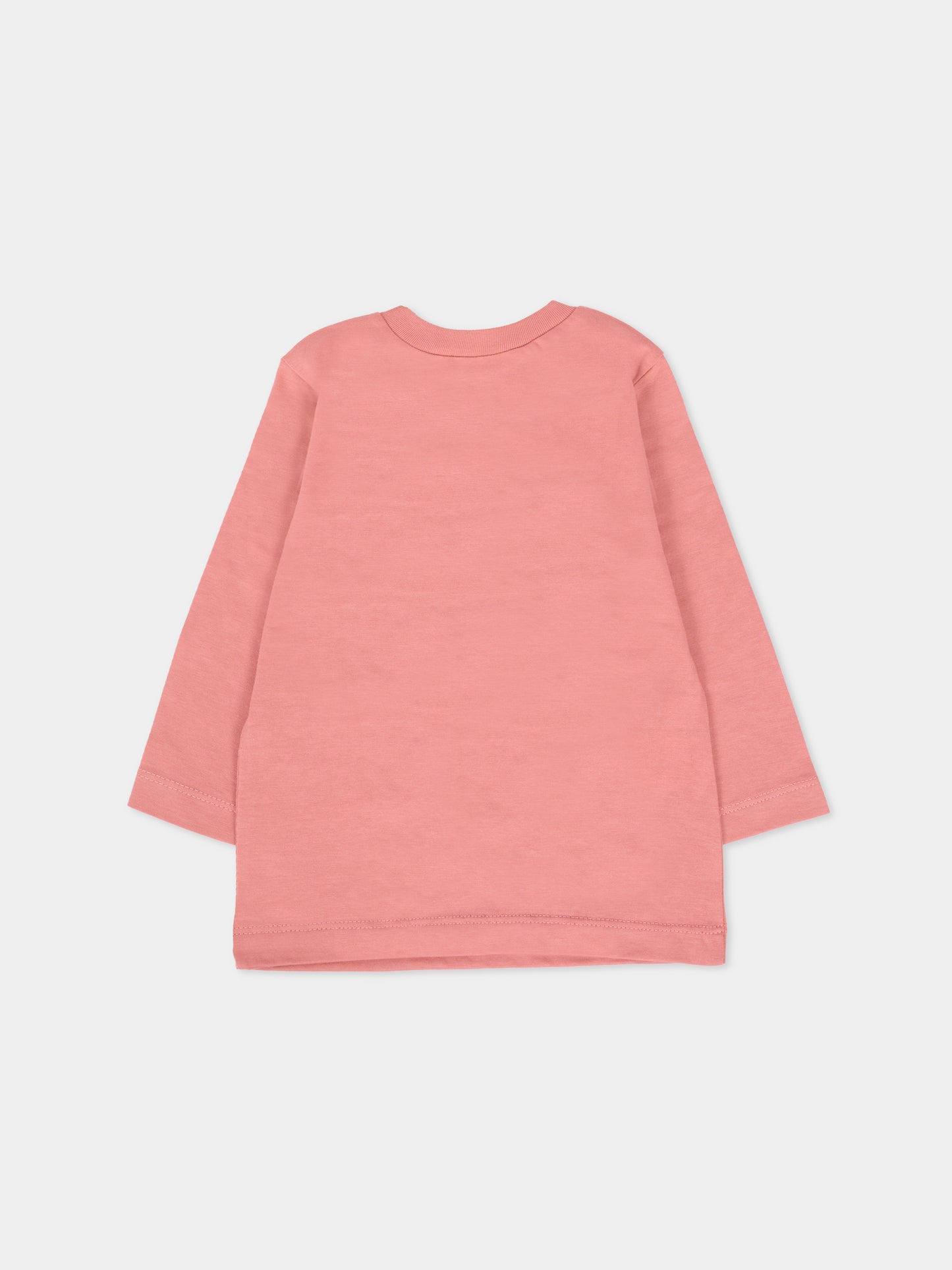 T-shirt rosa per neonata con logo,Marni Kids,M01529 M00RF 0M350