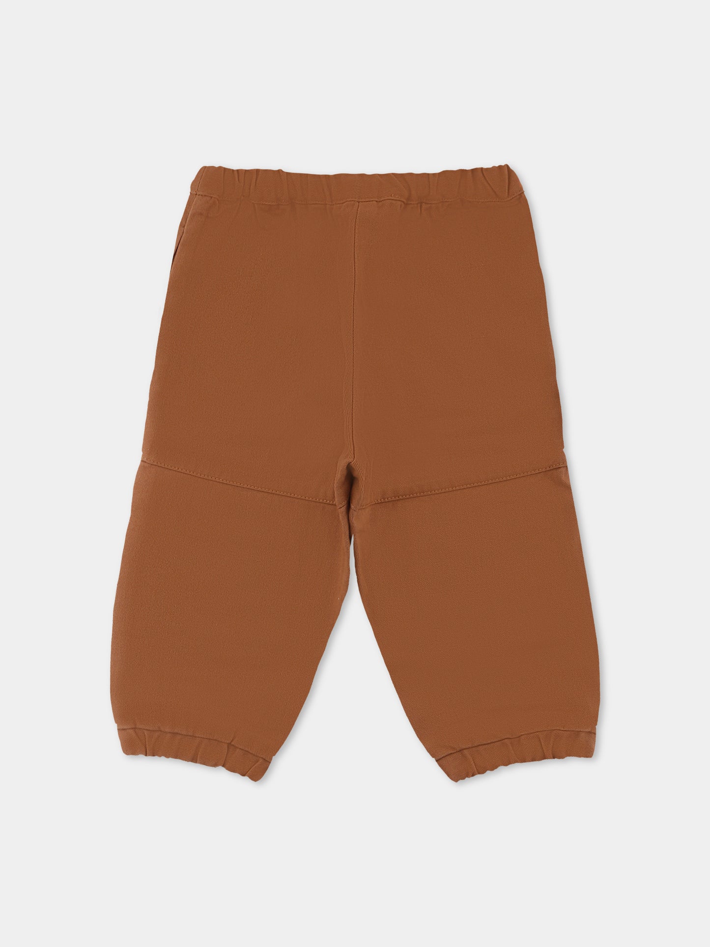 Pantaloni marroni per neonato con logo,Marni Kids,M01533 M00W1 0M716