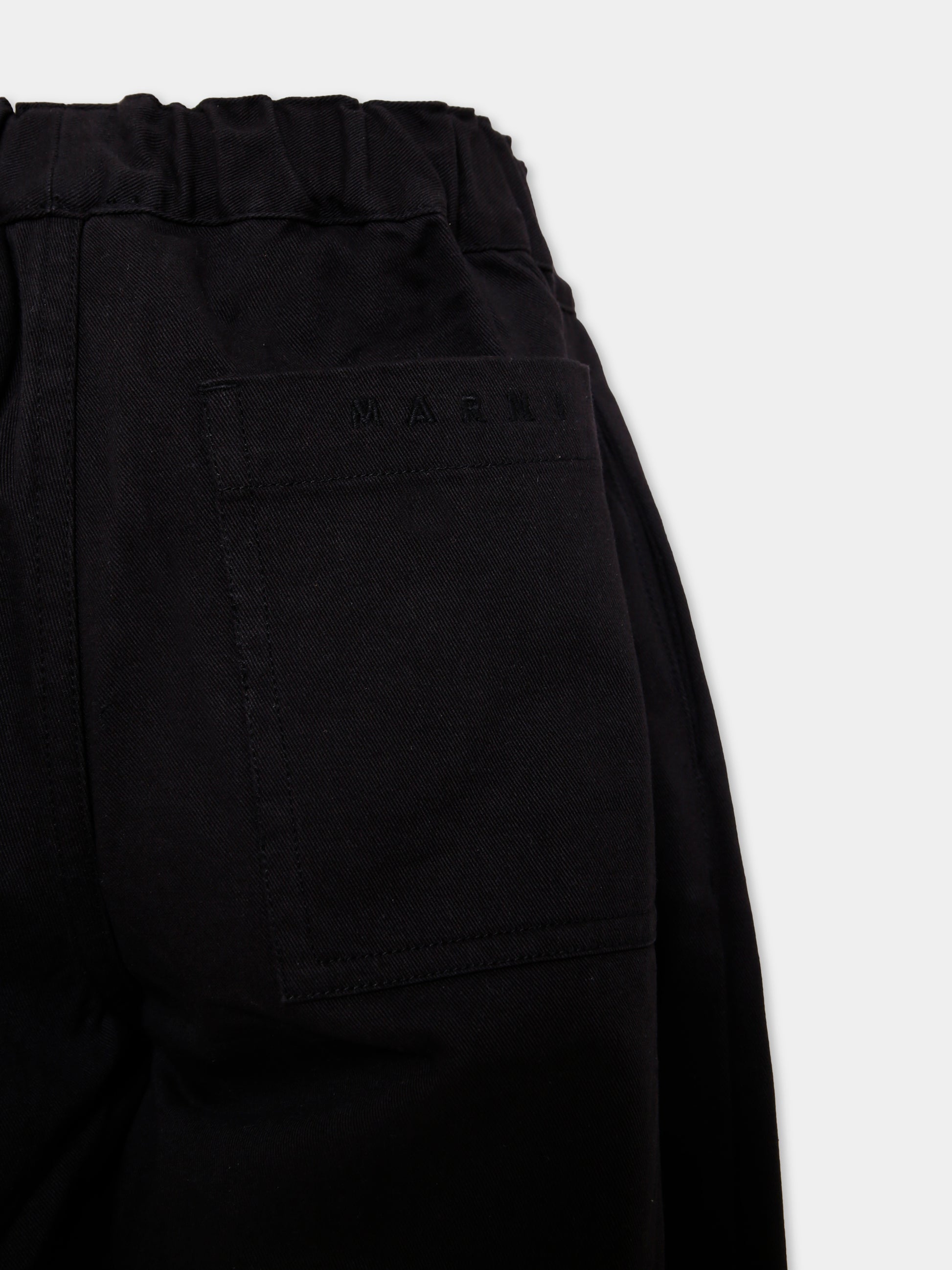 Pantaloni neri per bambino con logo,Marni Kids,M01579 M00W1 0M900