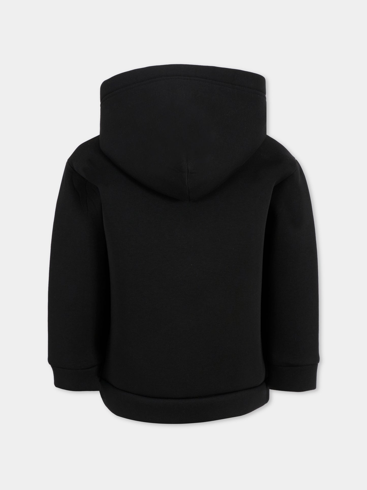 Felpa nera per bambini con logo,Marni Kids,M01625 M00VC 0M900