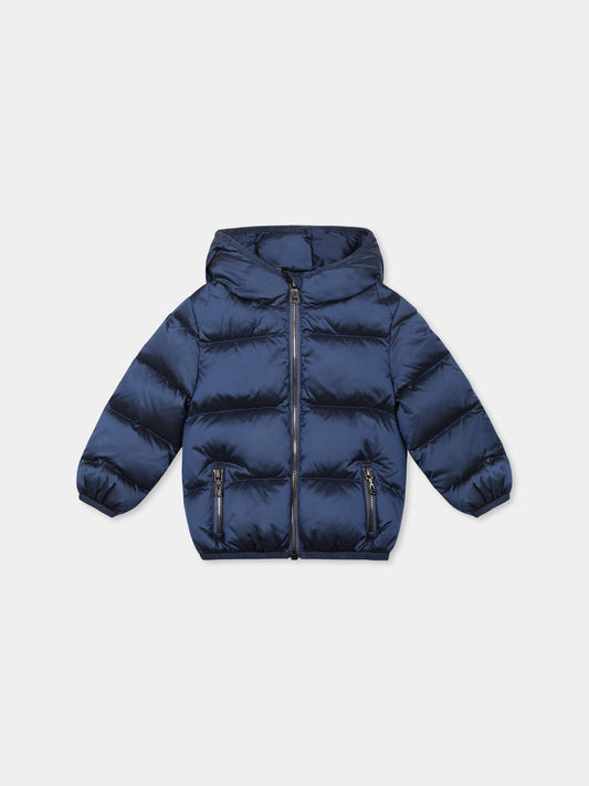 Piumino blu per neonati con logo,Colmar Originals Kids,3470A 2YO 84