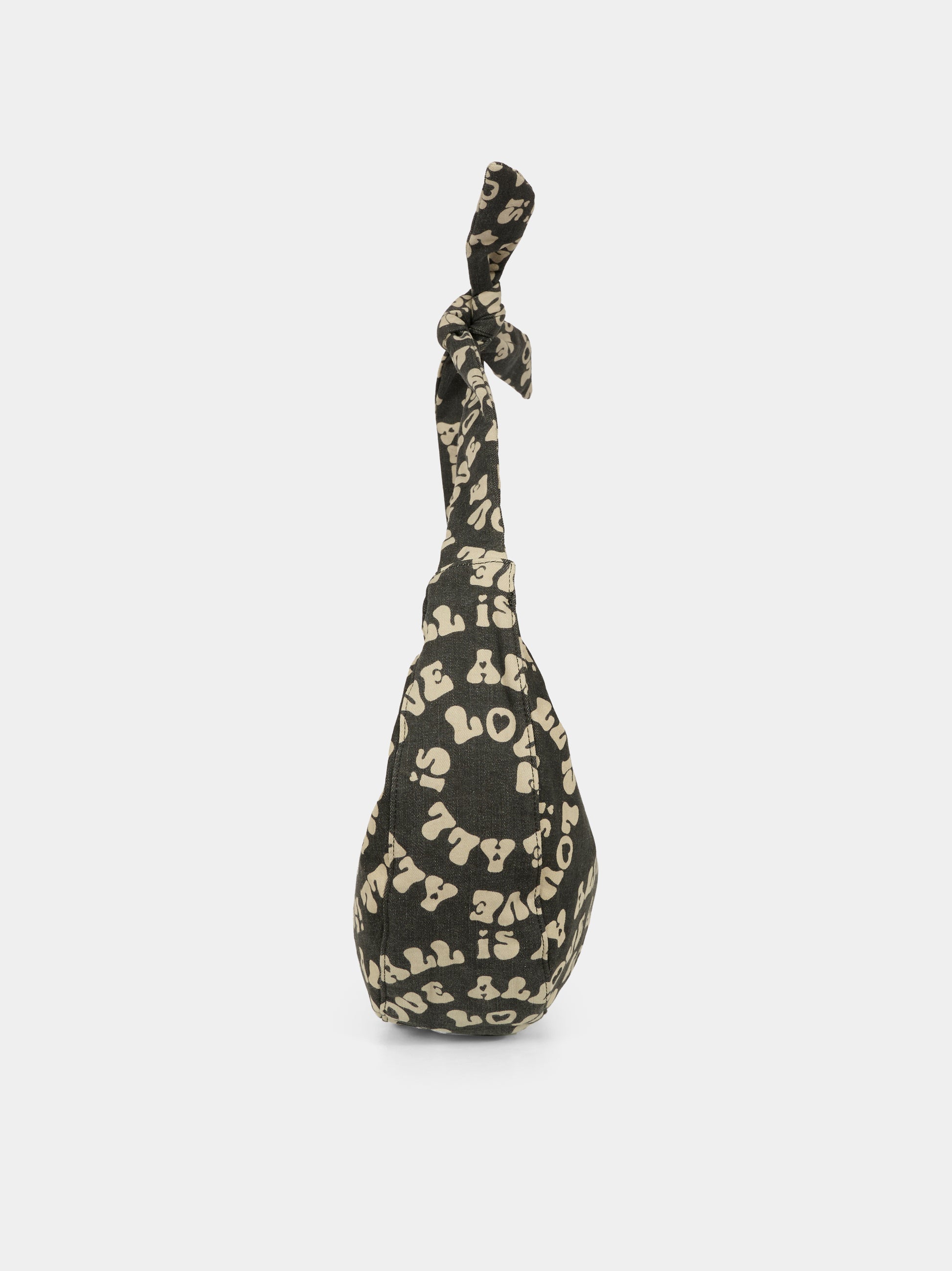 Borsa nera per bambina con scritta all over,Stella Mccartney Kids,TX0D08 Z3113 961BC