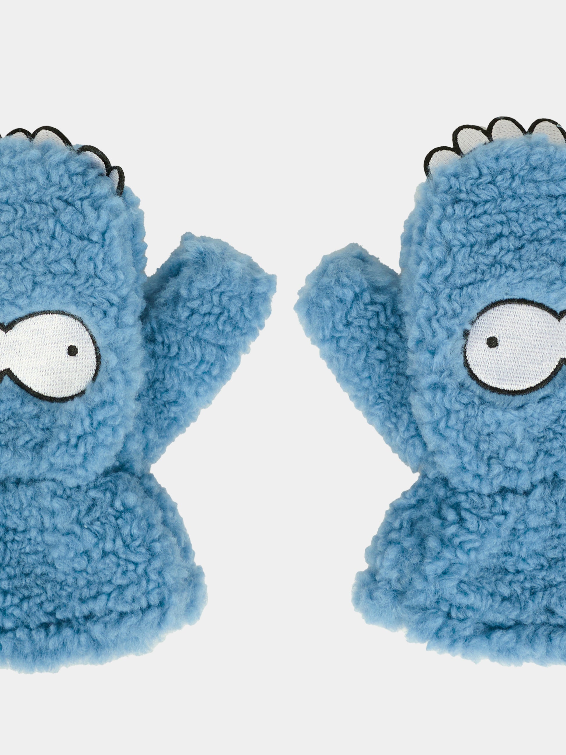 Guanti azzurri per bambino con Yeti,Stella Mccartney Kids,TX0P19 Z0624 606