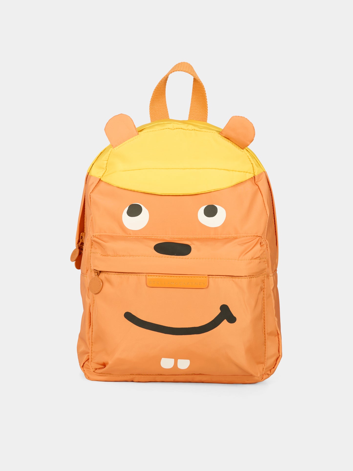 Zaino marrone per bambino con scoiattolo,Stella Mccartney Kids,TX0Q58 Z0537 344