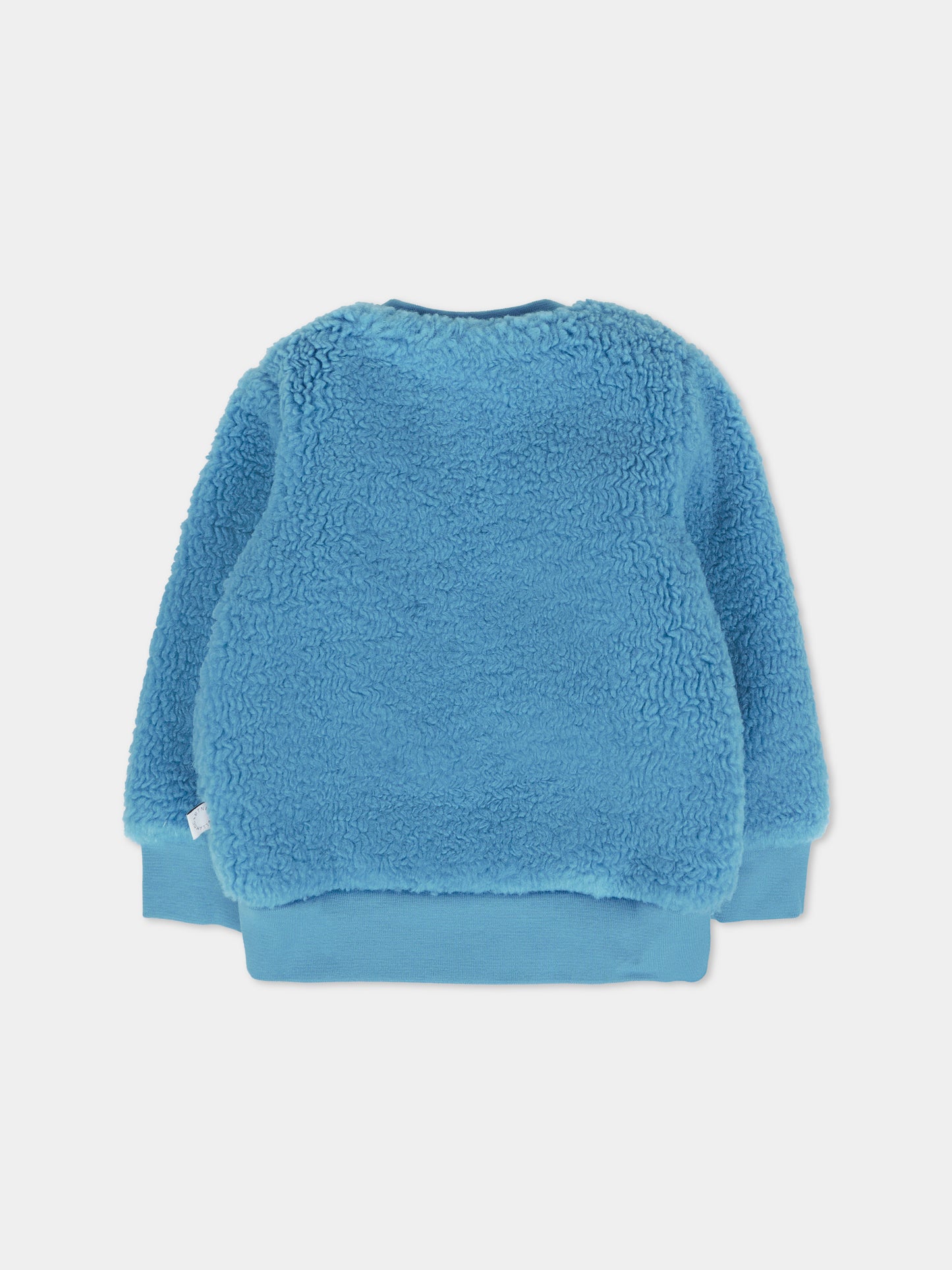 Felpa blu per neonato con Yeti,Stella Mccartney Kids,TX4570 Z0624 606