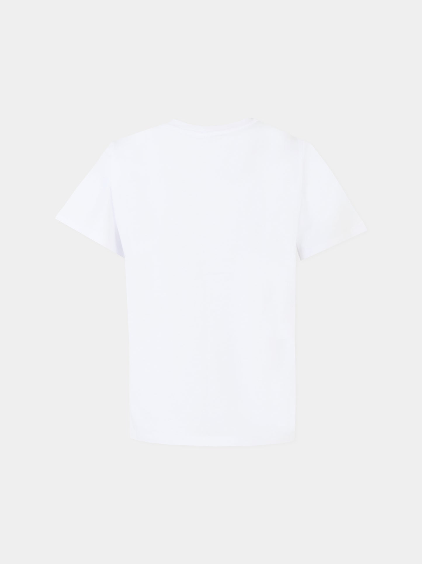 T-shirt bianca per bambino con stampa mummia,Stella Mccartney Kids,TX8P11 Z0434 100