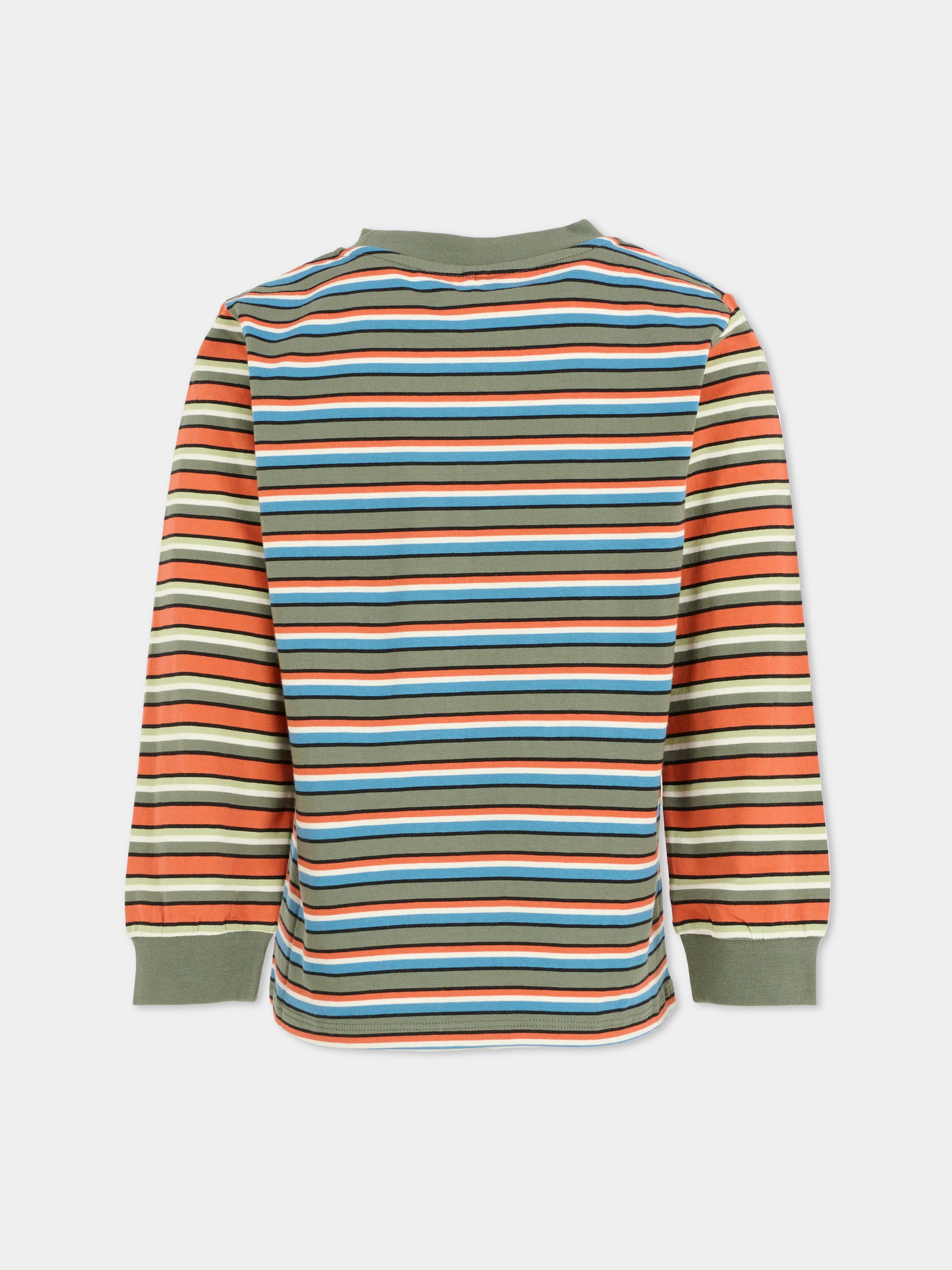 T-shirt multicolor per bambino con logo,Stella Mccartney Kids,TX8R50 Z3153 999