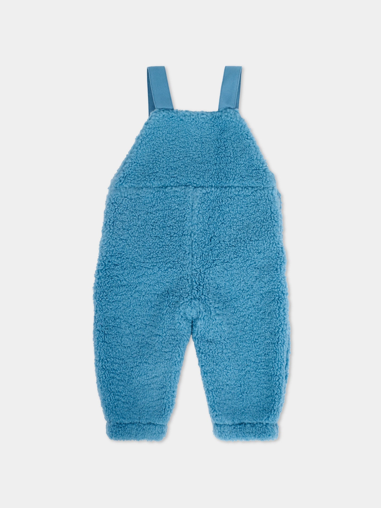 Salopette azzurra per neonato con Yeti,Stella Mccartney Kids,TXA512 Z0624 606