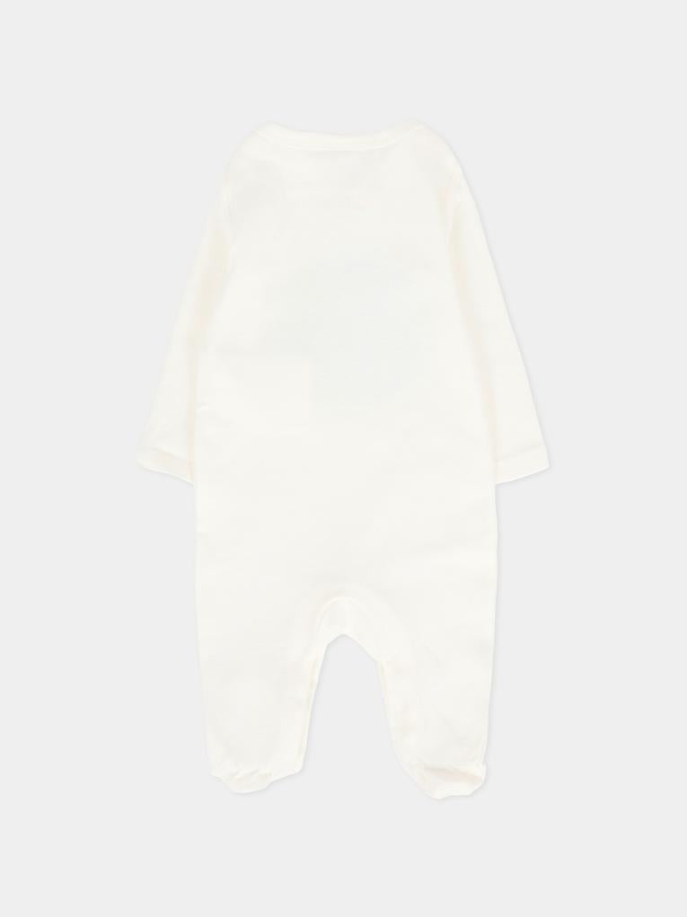 Set tutine avorio per neonati con pianeta terra,Stella Mccartney Kids,TXB560 Z0669 101