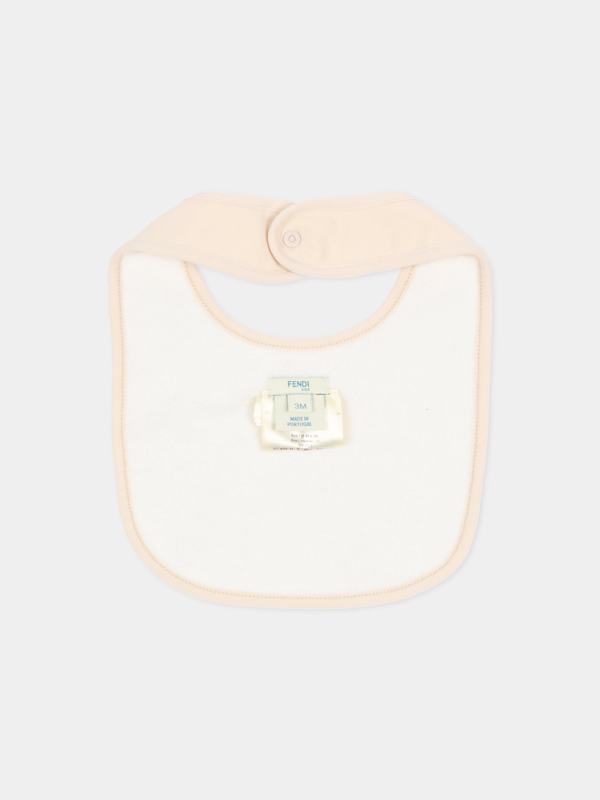 Set tutine beige per neonati con logo,Fendi Kids,BUK146 8RA F19J5