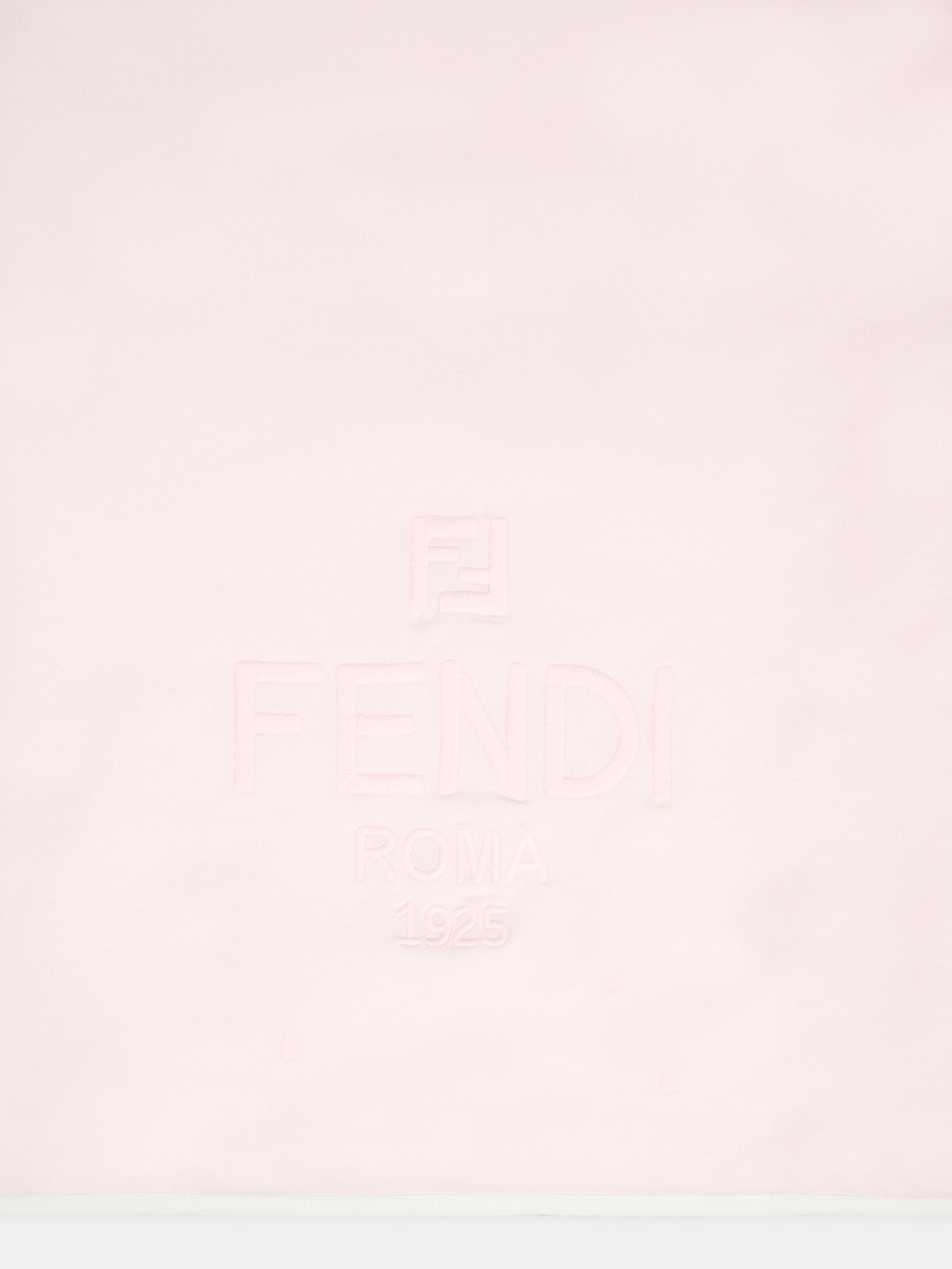Coperta rosa per neonata con logo,Fendi Kids,BUJ315 8RA F0C11