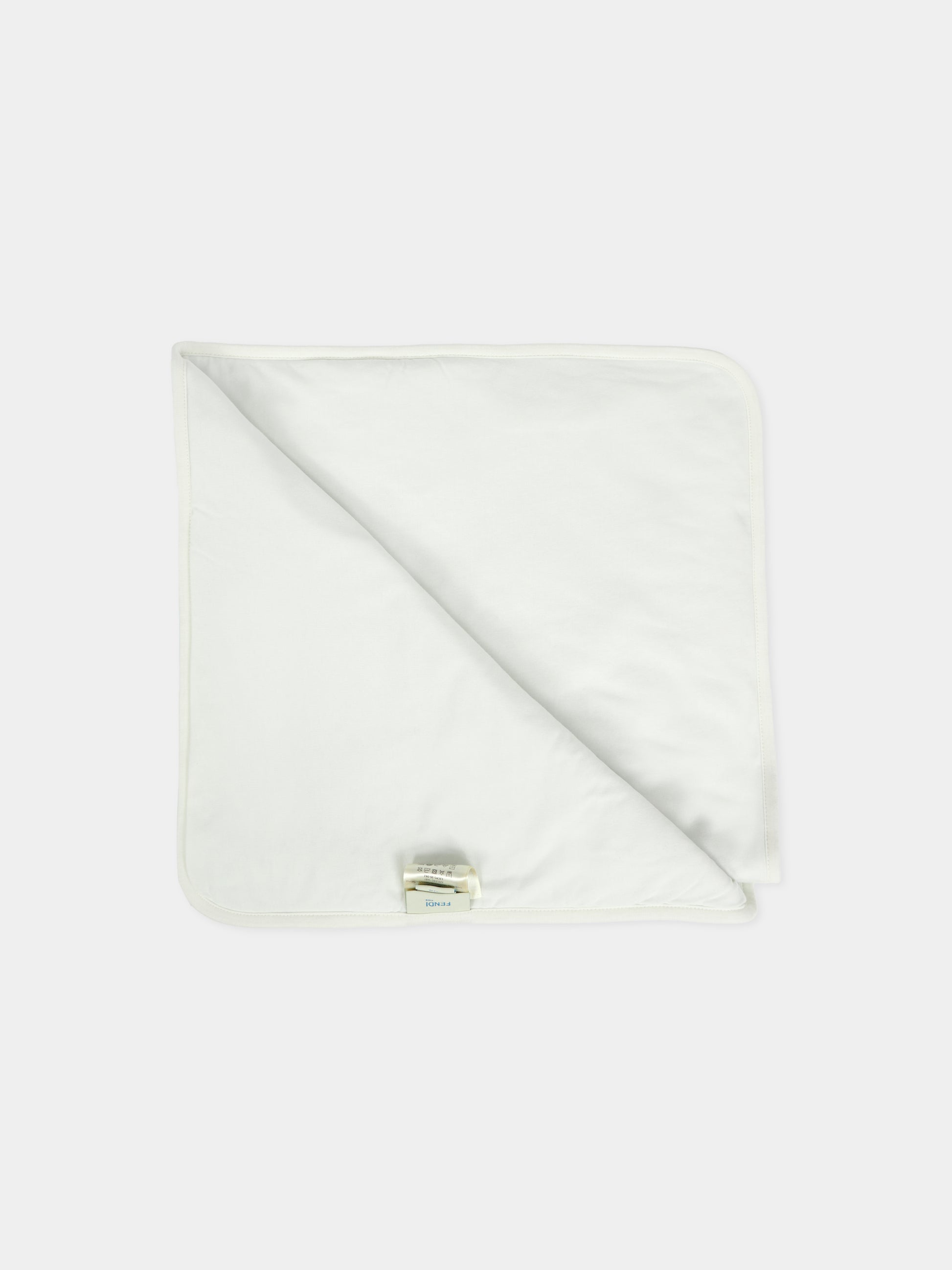 Coperta celeste per neonato con logo,Fendi Kids,BUJ315 8RA F19J4
