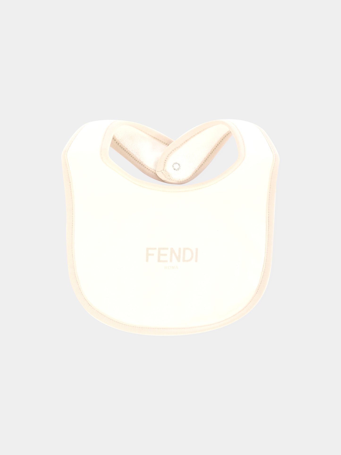 Set tutine beige per neonati con orsetto Fendi,Fendi Kids,BUK141 ST8 F19J5