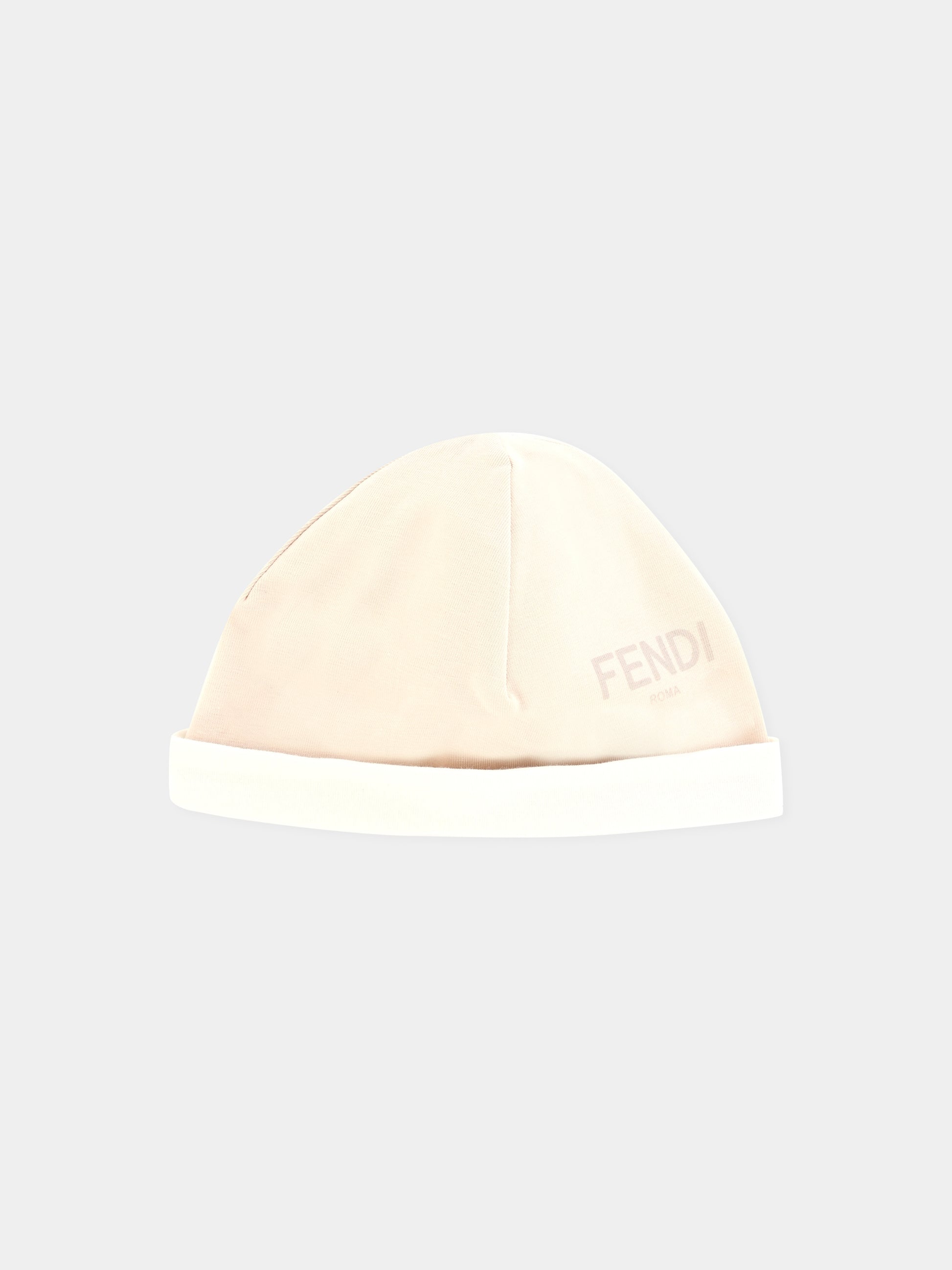 Set tutine beige per neonati con orsetto Fendi,Fendi Kids,BUK141 ST8 F19J5