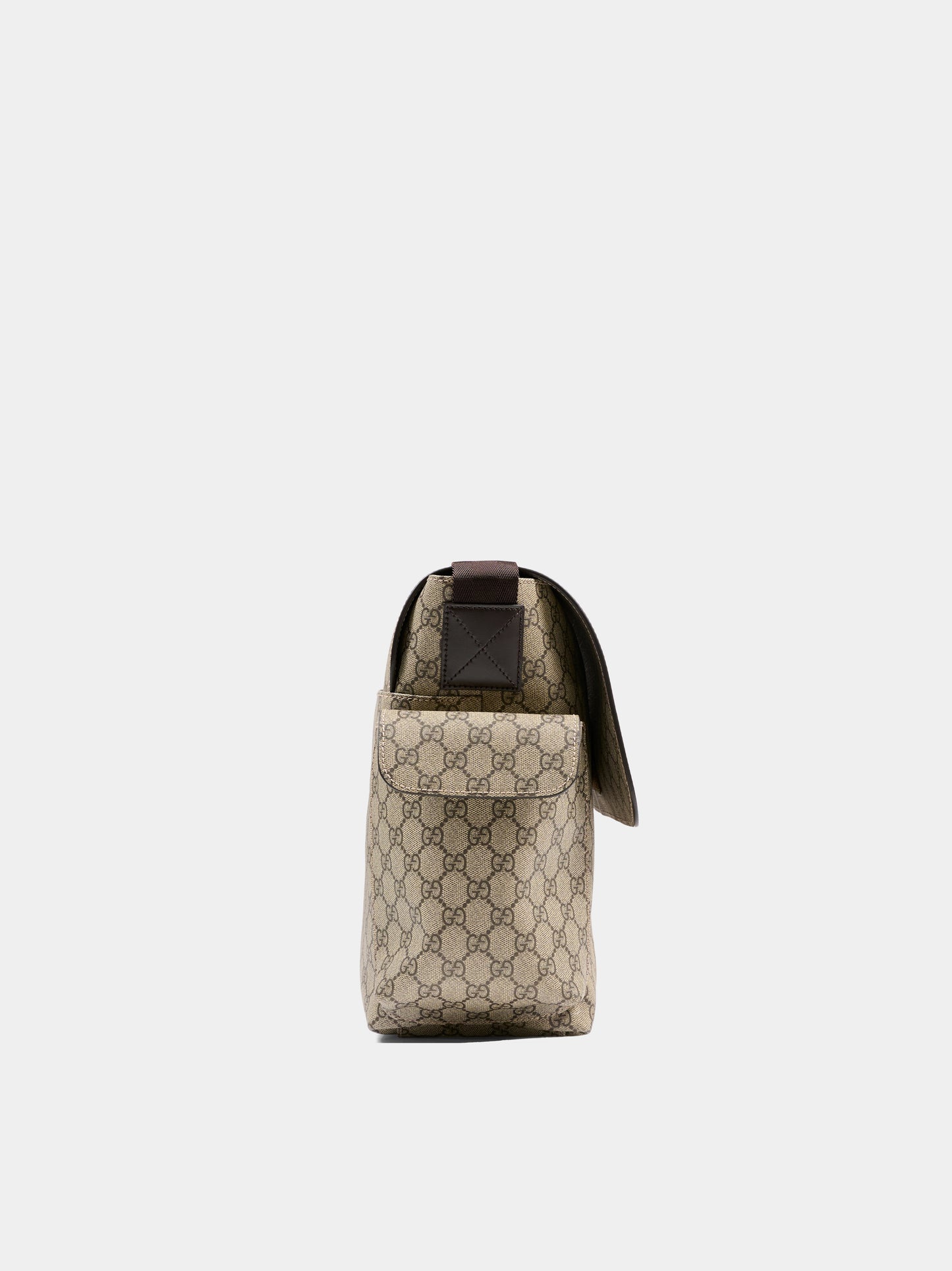 Borsa mamma beige per neonati con GG Supreme,Gucci Kids,211131 KGDIG 8588