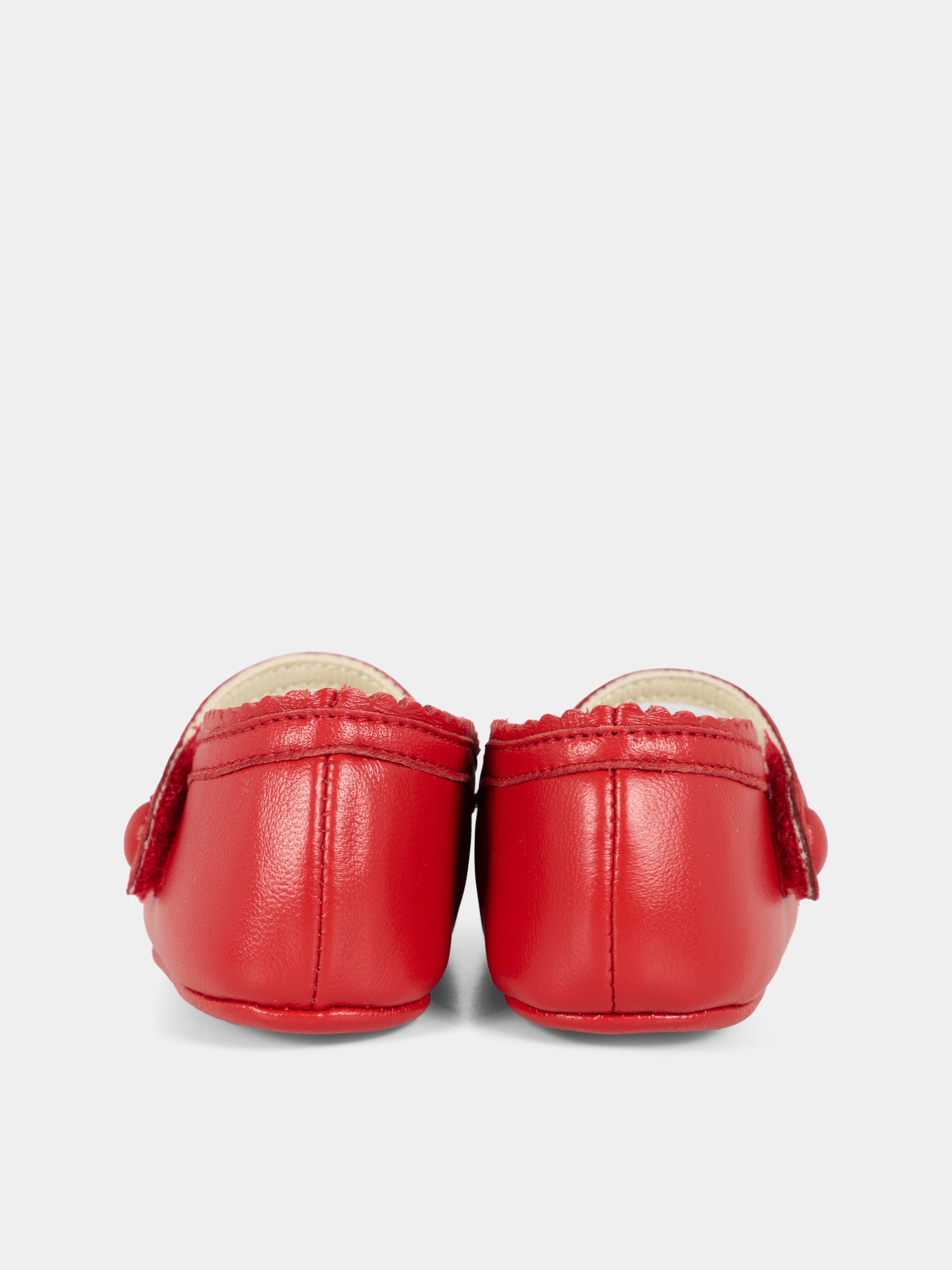 Ballerine rosse per neonata con GG,Gucci Kids,834357 1D700 6433