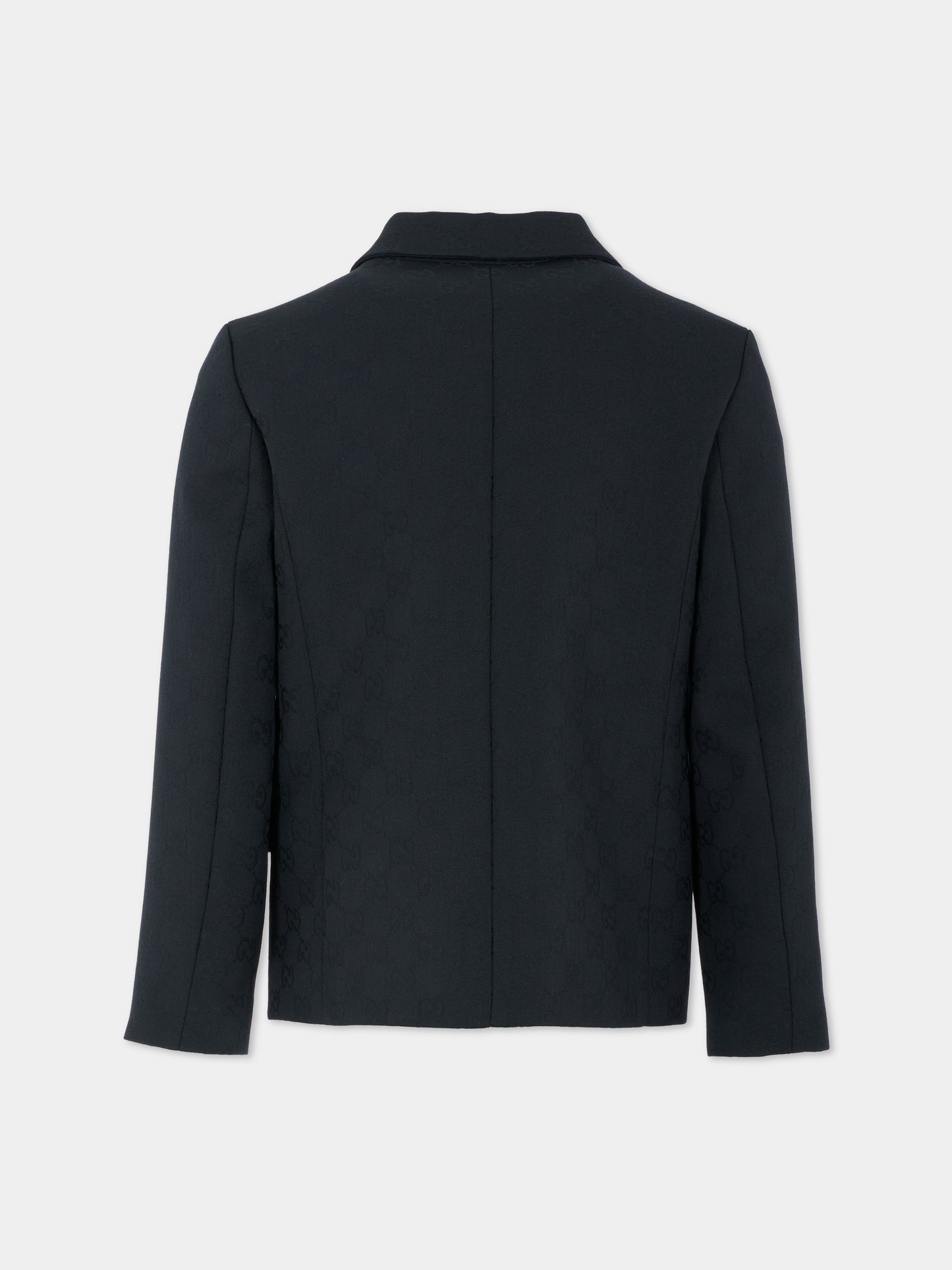 Giacca blu per bambino con GG,Gucci Kids,824828 XWA5C 4440