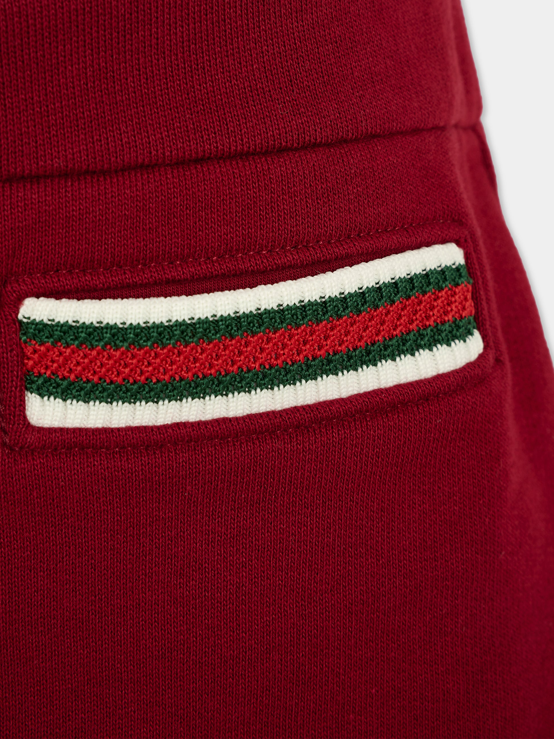 Gonna rossa per bambina con dettaglio Web,Gucci Kids,828792 XJHAQ 6318