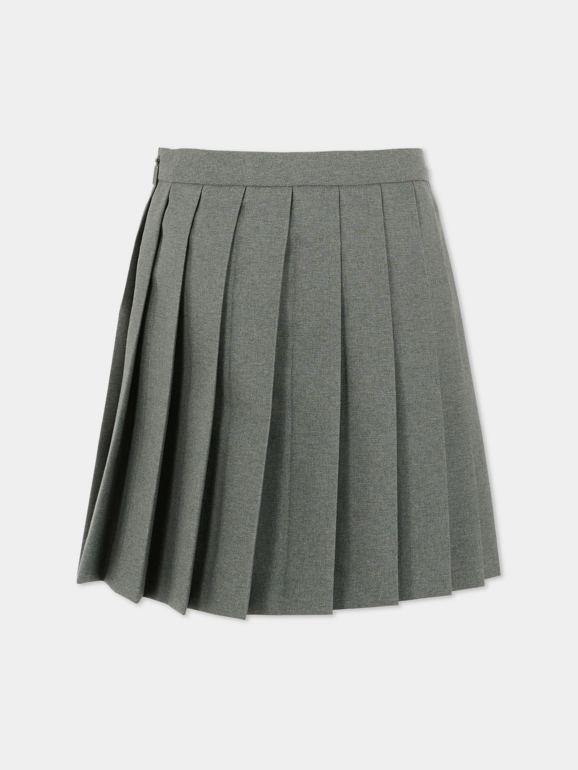 Gonna grigia per bambina con dettaglio Web,Gucci Kids,828488 XWA1Z 1401