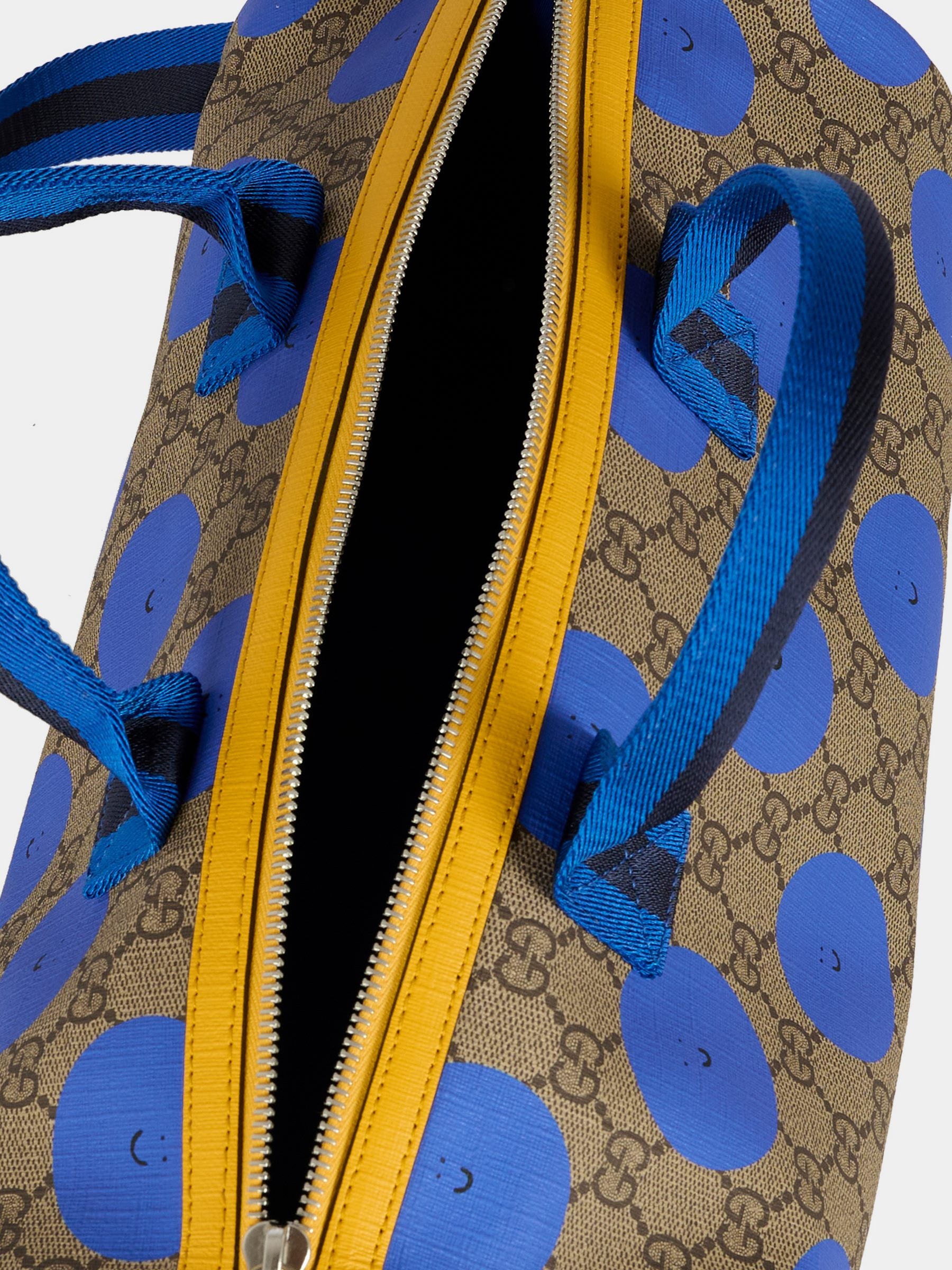 Borsa blu per bambina con sole sorridente,Gucci Kids,793849 FAER3 9443