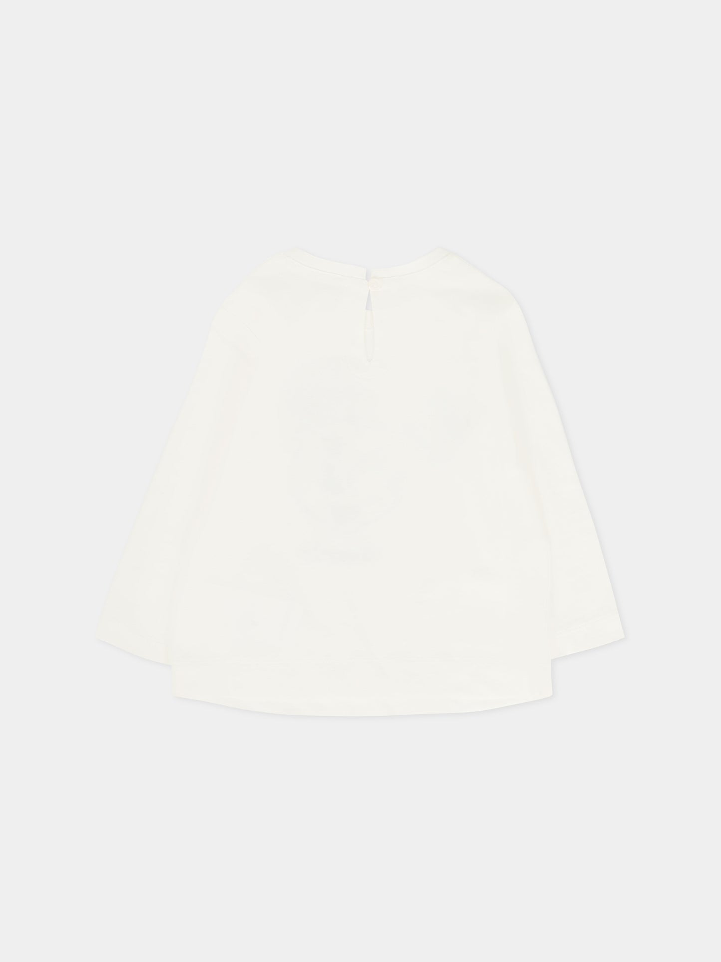 T-shirt avorio per neonata con Minnie,Monnalisa,39F610 6005 0001