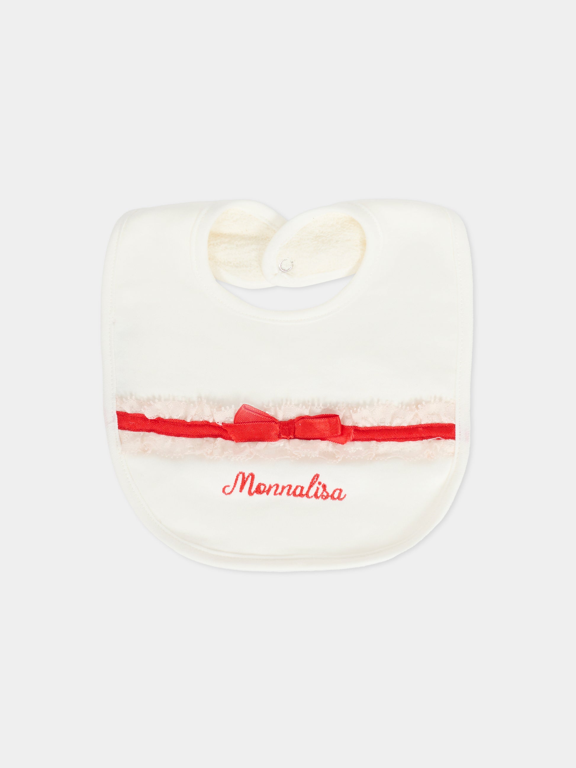 Set tutina avorio per neonata con roselline,Monnalisa,35F511 6000 0143