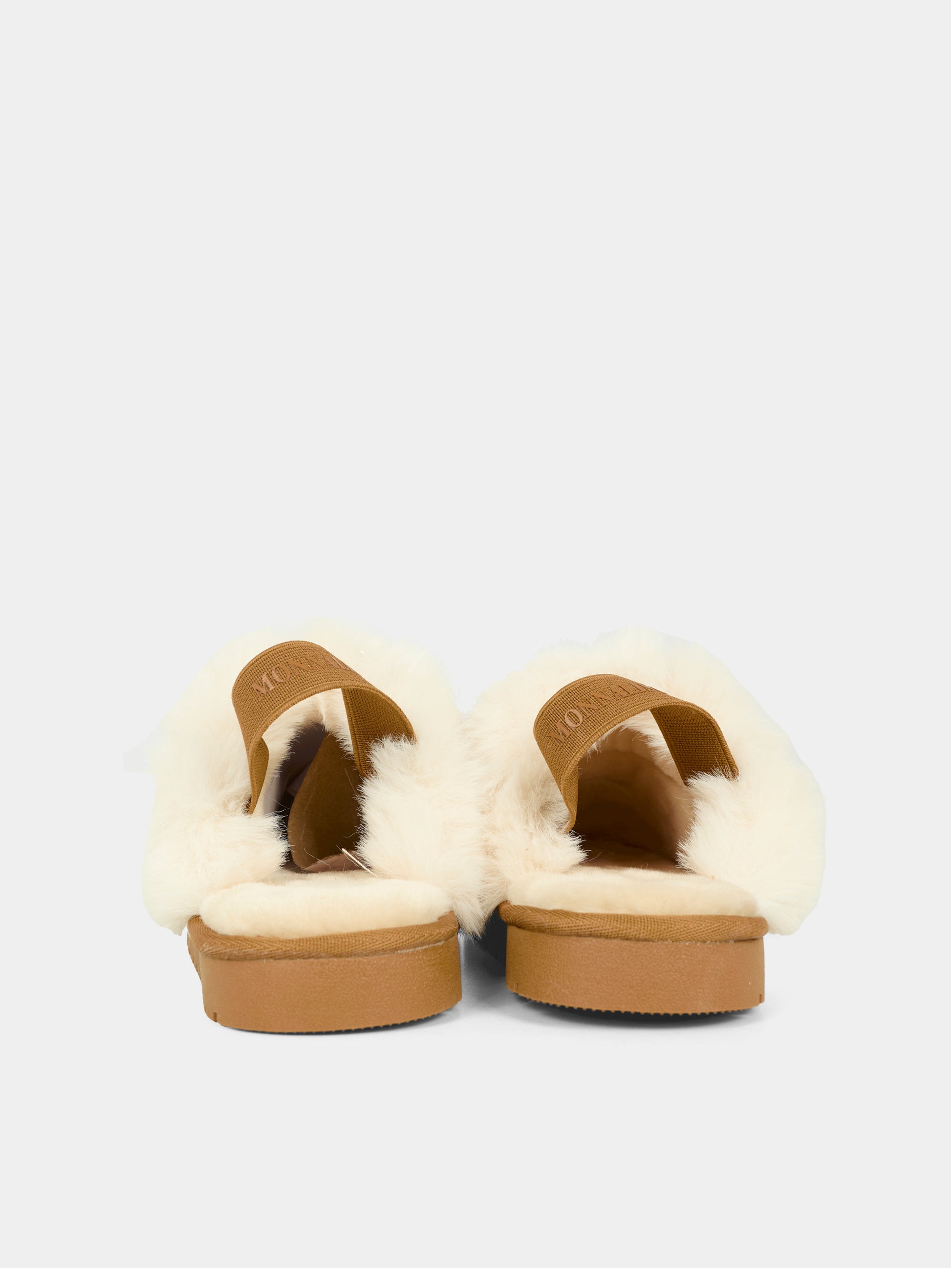 Sabot marrone per bambina con pietre,Monnalisa,8CF005 6702 0006