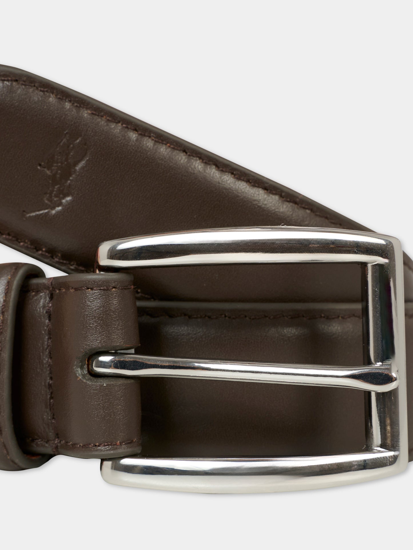 Cintura marrone per bambini con cavallino,Ralph Lauren Kids,951502001