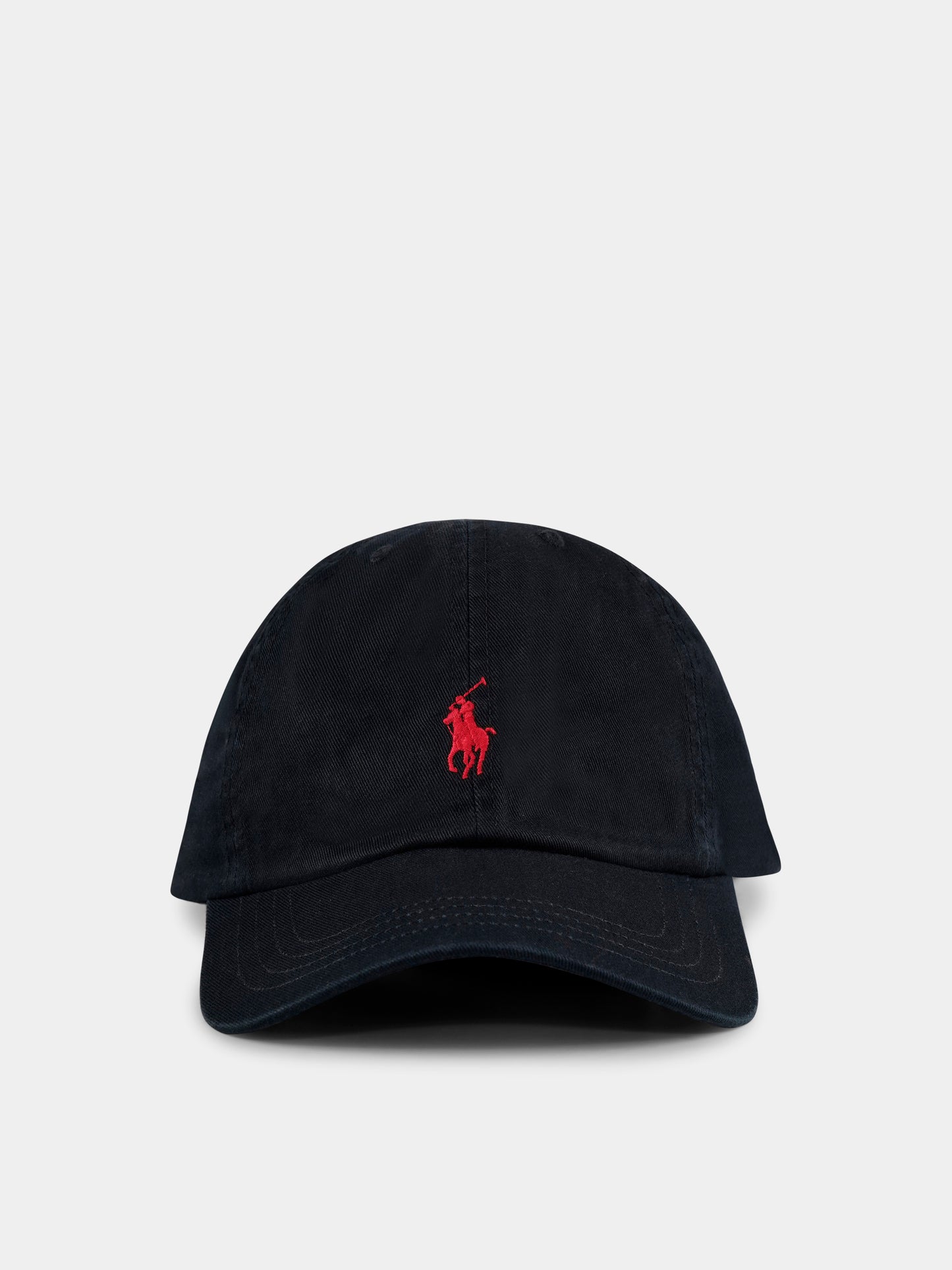 Chapeau noir pour enfants avec cheval