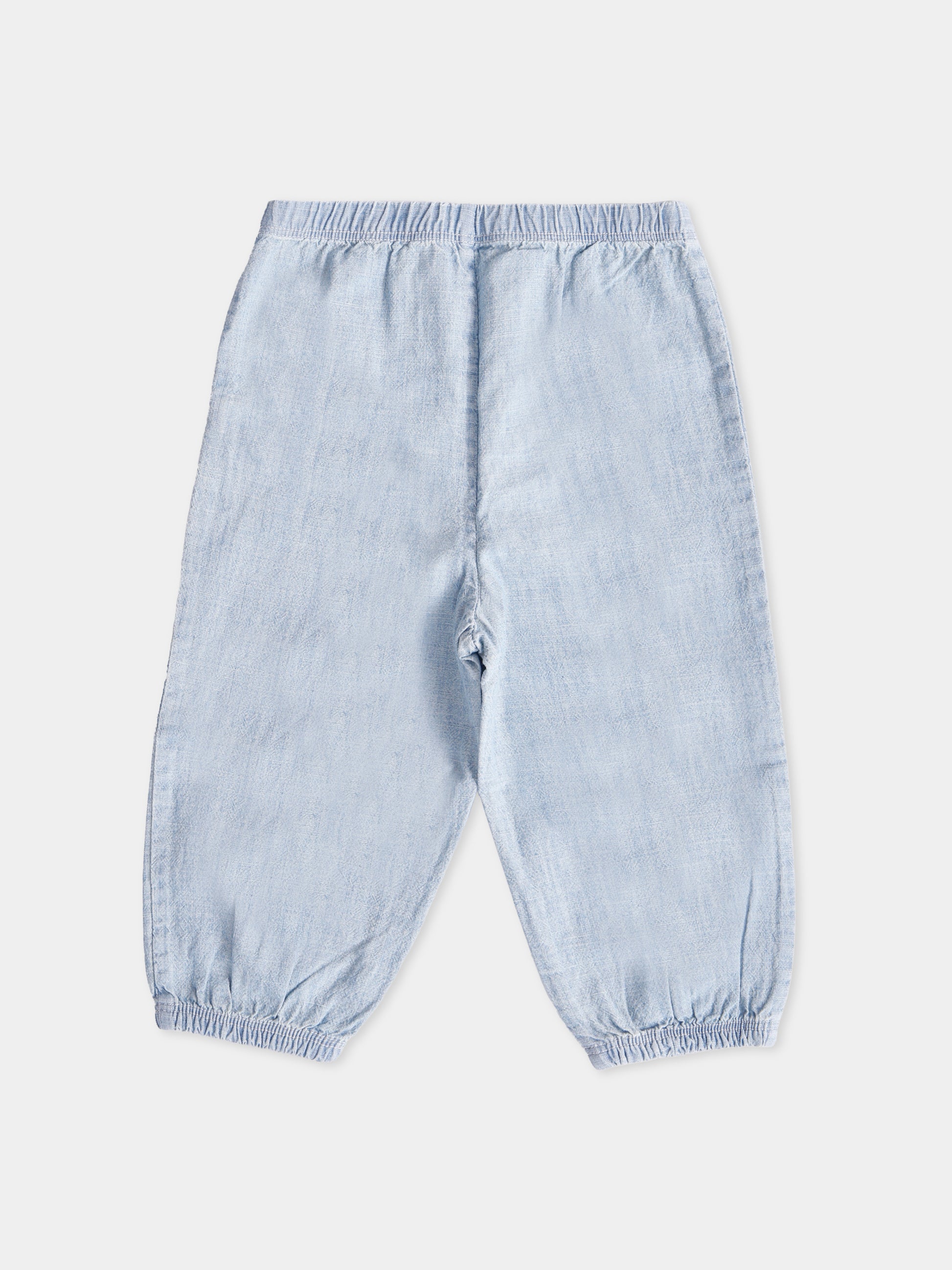 Pantaloni azzurri per neonato con cavallino,Ralph Lauren Kids,972619001