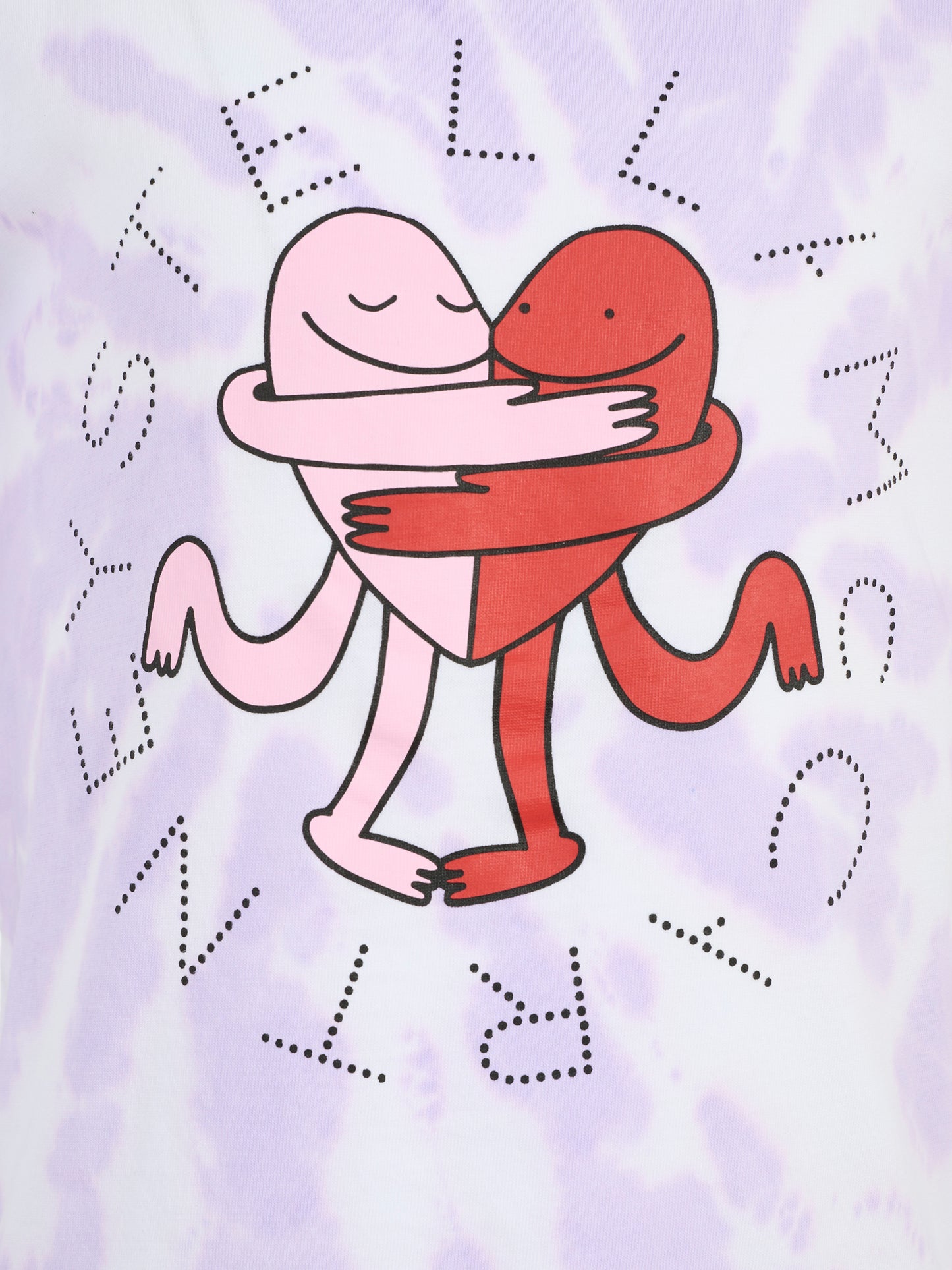 T-shirt multicolor per bambina con cuore,Stella Mccartney Kids,TX8A21 Z3041 999