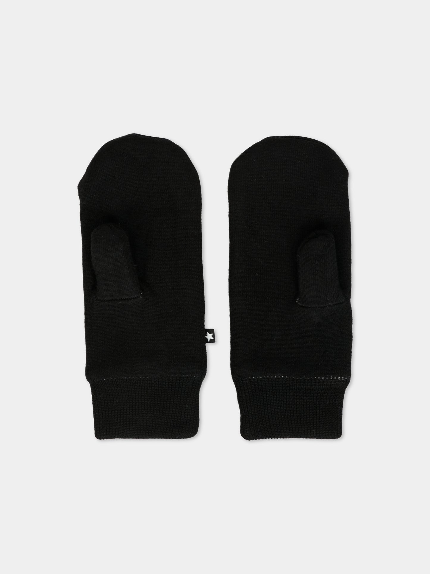 Guanti neri per bambini con smile,Molo,7W25S101 0099