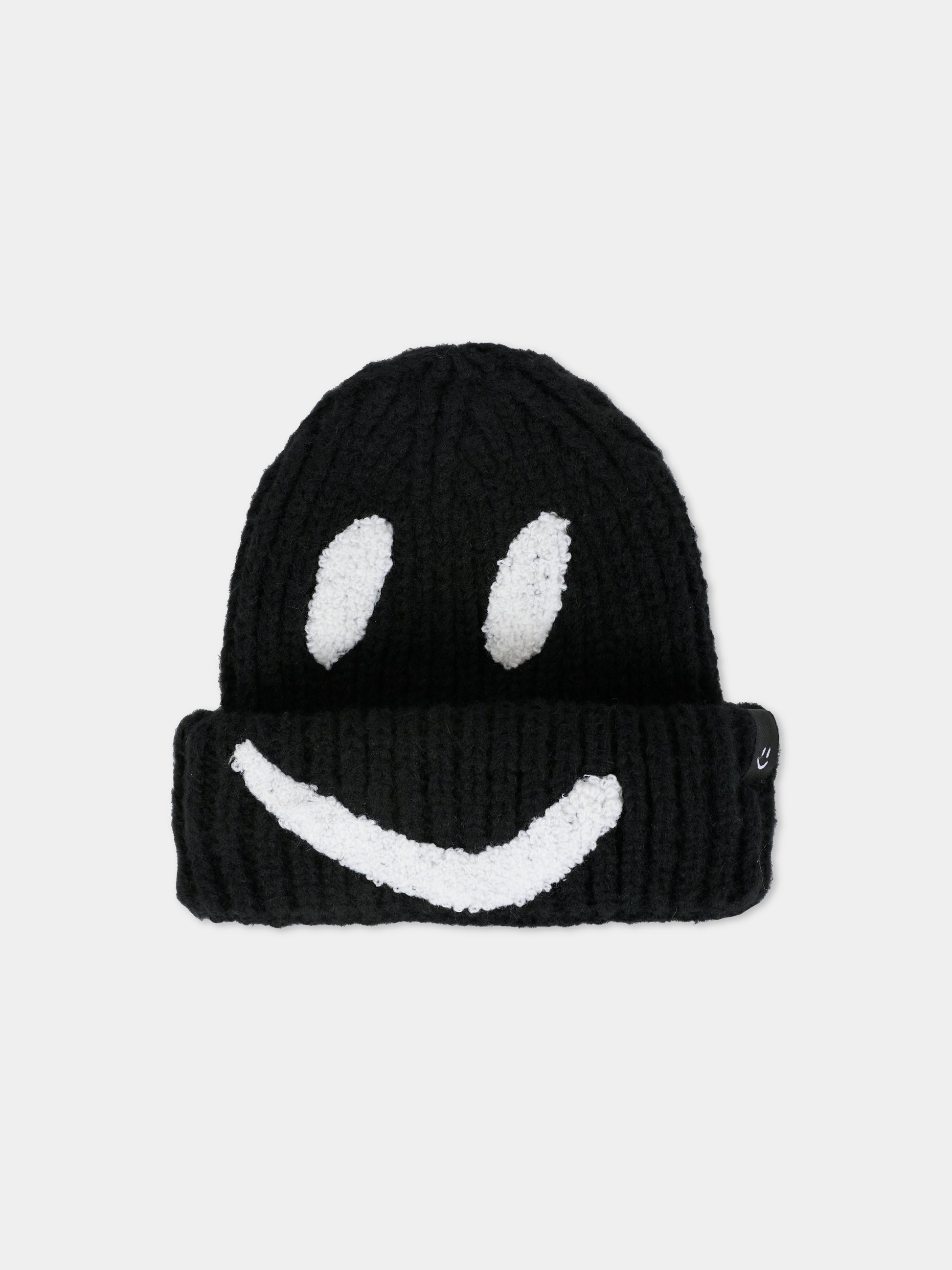 Berretto Kim nero per bambini con smile,Molo,7W25S303 0099