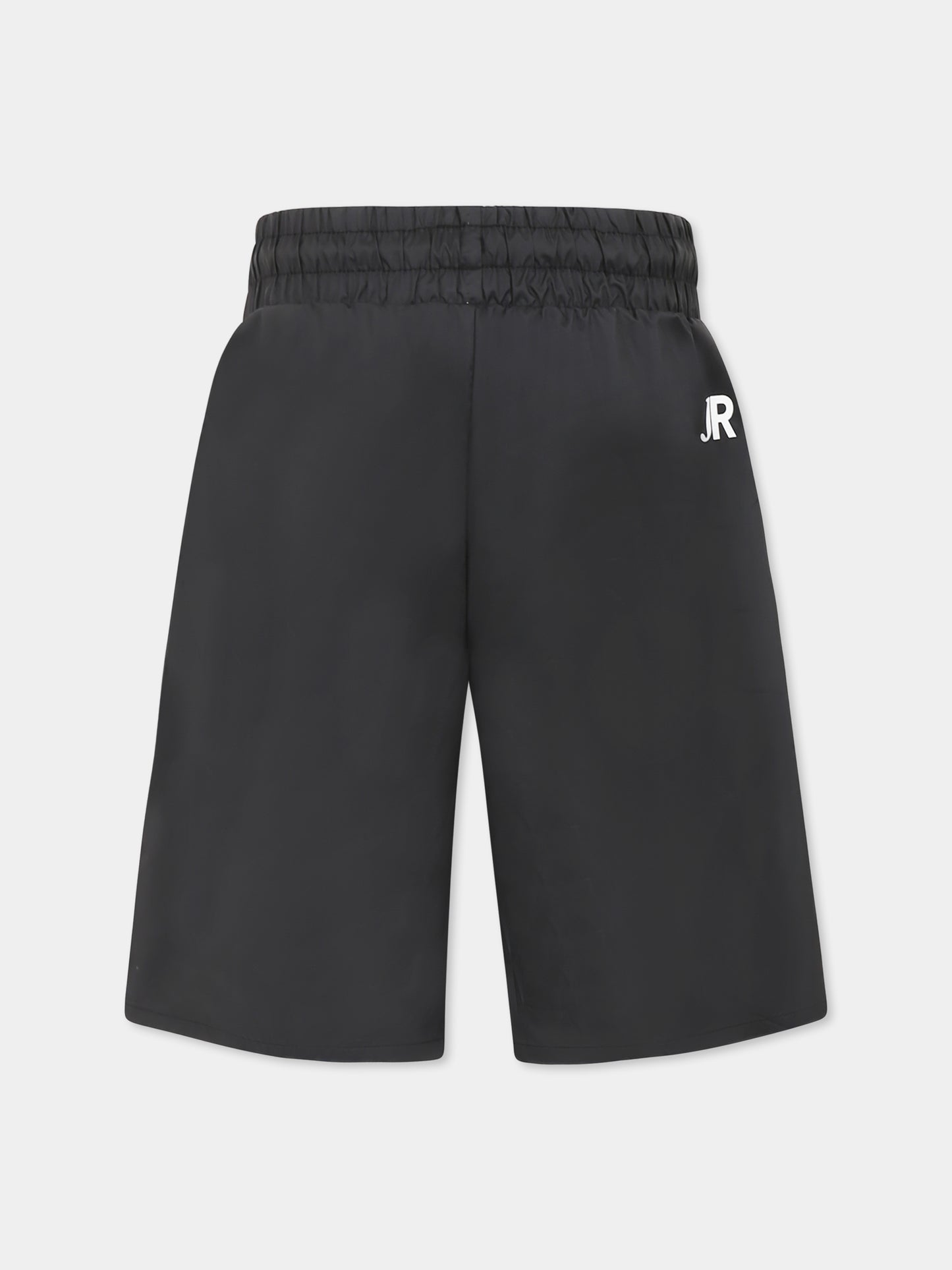 Boxer mare nero per bambino con logo,Richmond,RBP25001CO BLACK