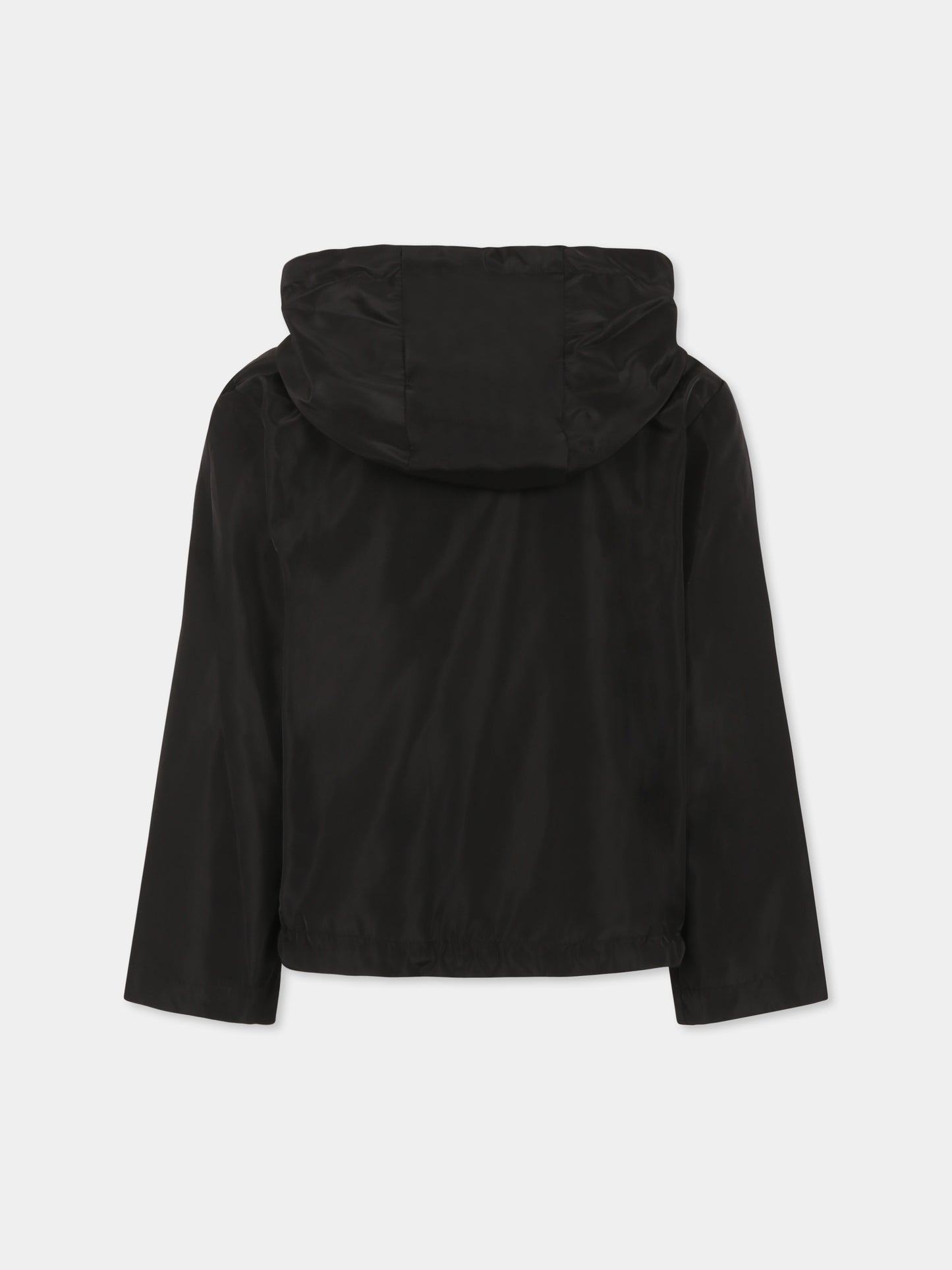 Giacca a vento reversibile nera per bambino con logo,Richmond,RBP25034KW BLK