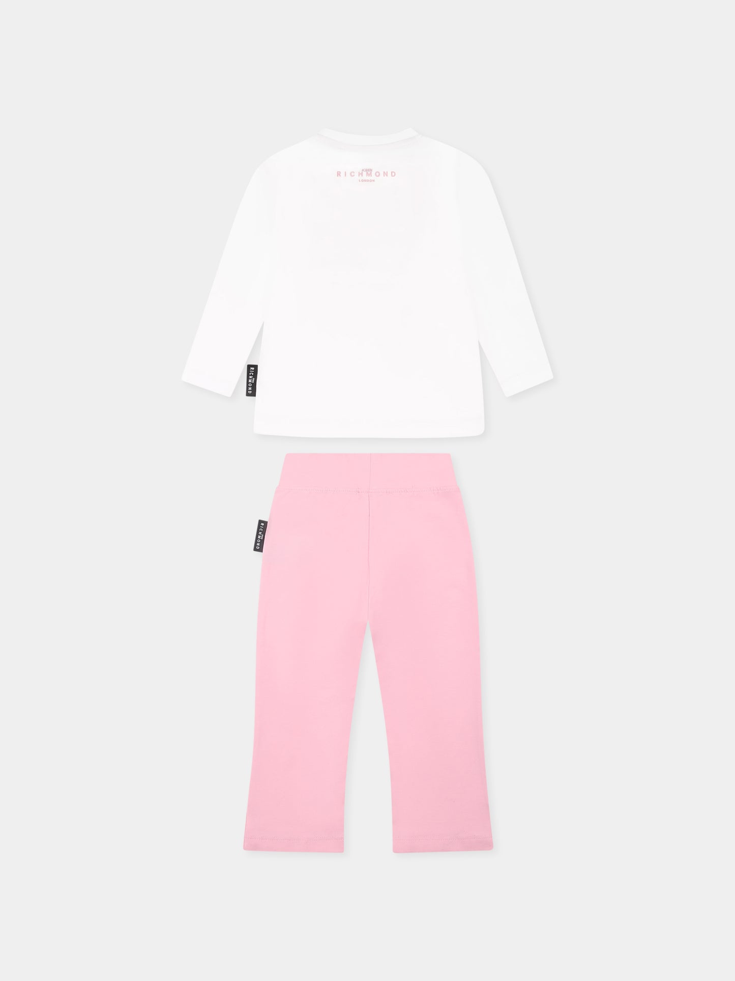 Ensemble noir pour bébé fille avec logo