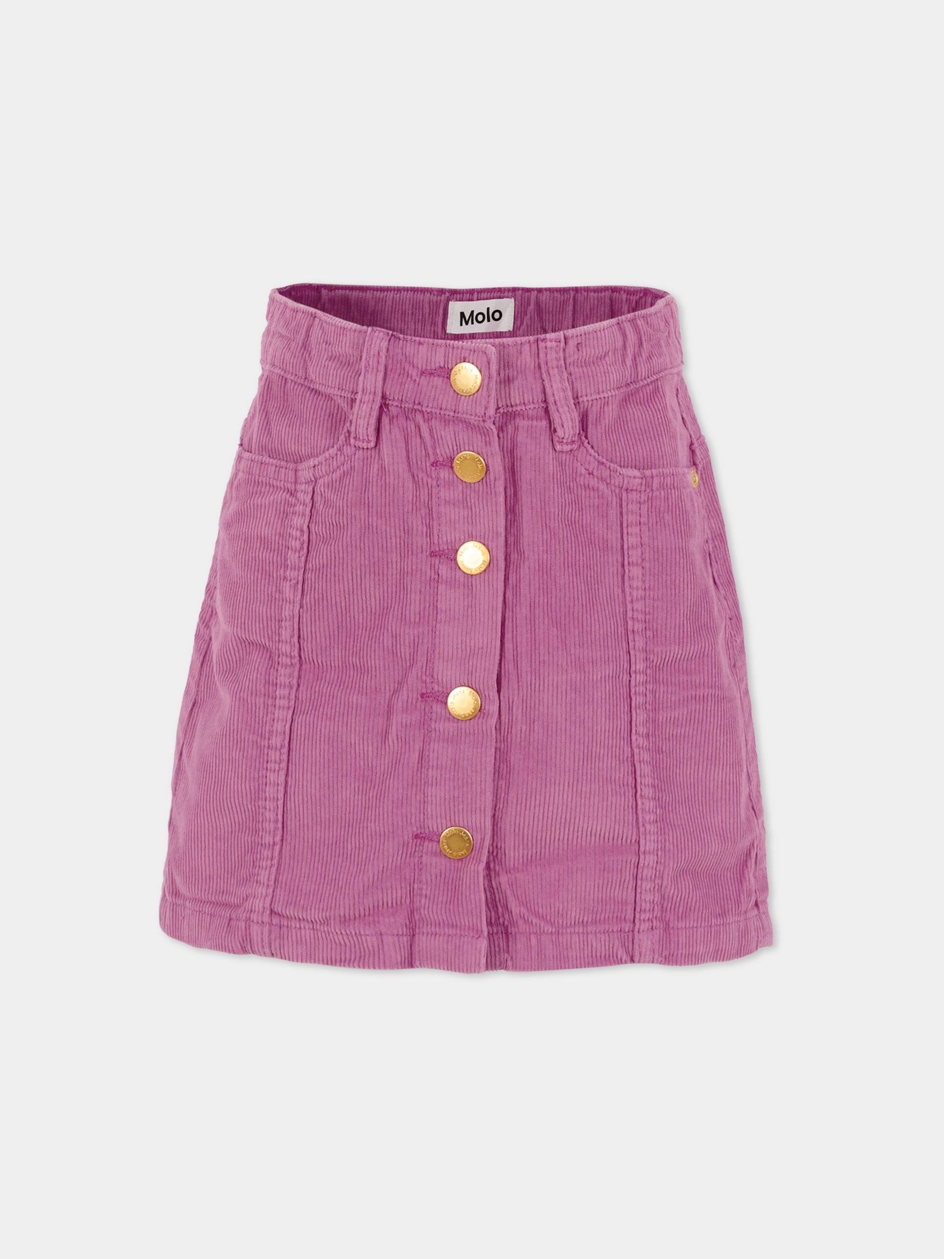 Gonna Bera viola per bambina,Molo,2W25D108 8765