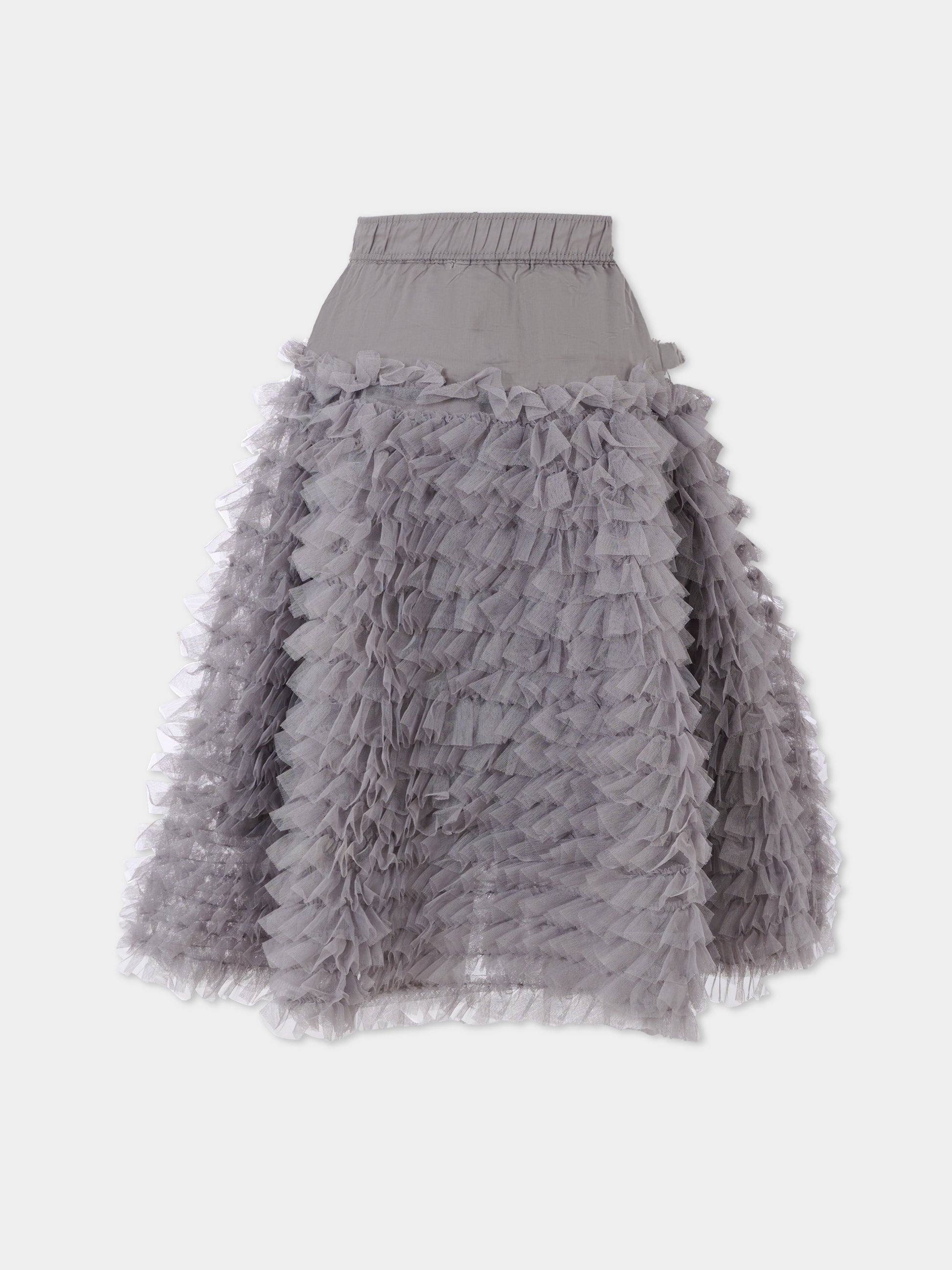 Gonna grigia per bambina,Molo,2W25D140 5505