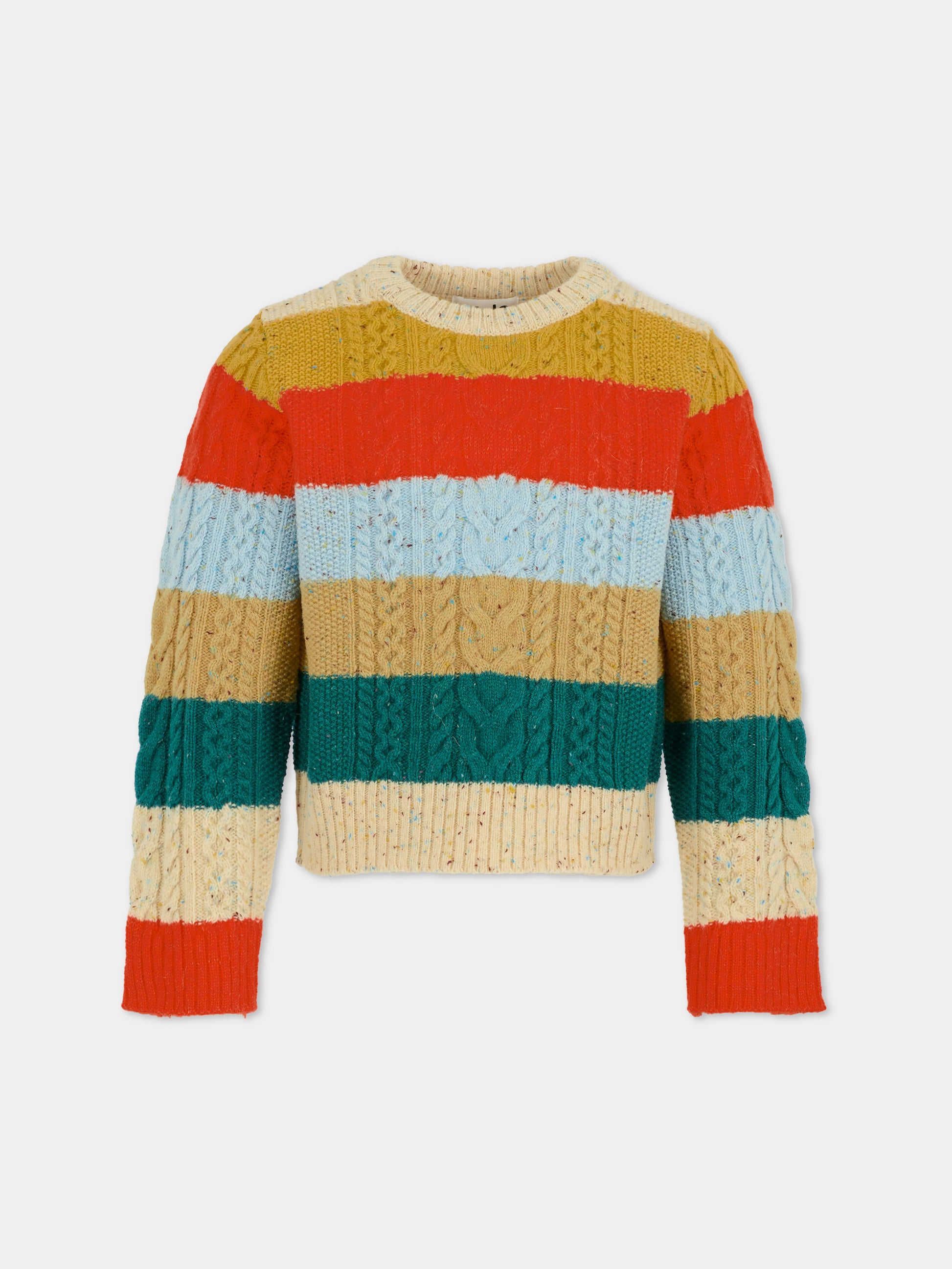 Maglione Gerdis multicolor per bambian con patch,Molo,2W25K202 9393