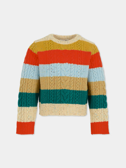 Maglione Gerdis multicolor per bambian con patch,Molo,2W25K202 9393