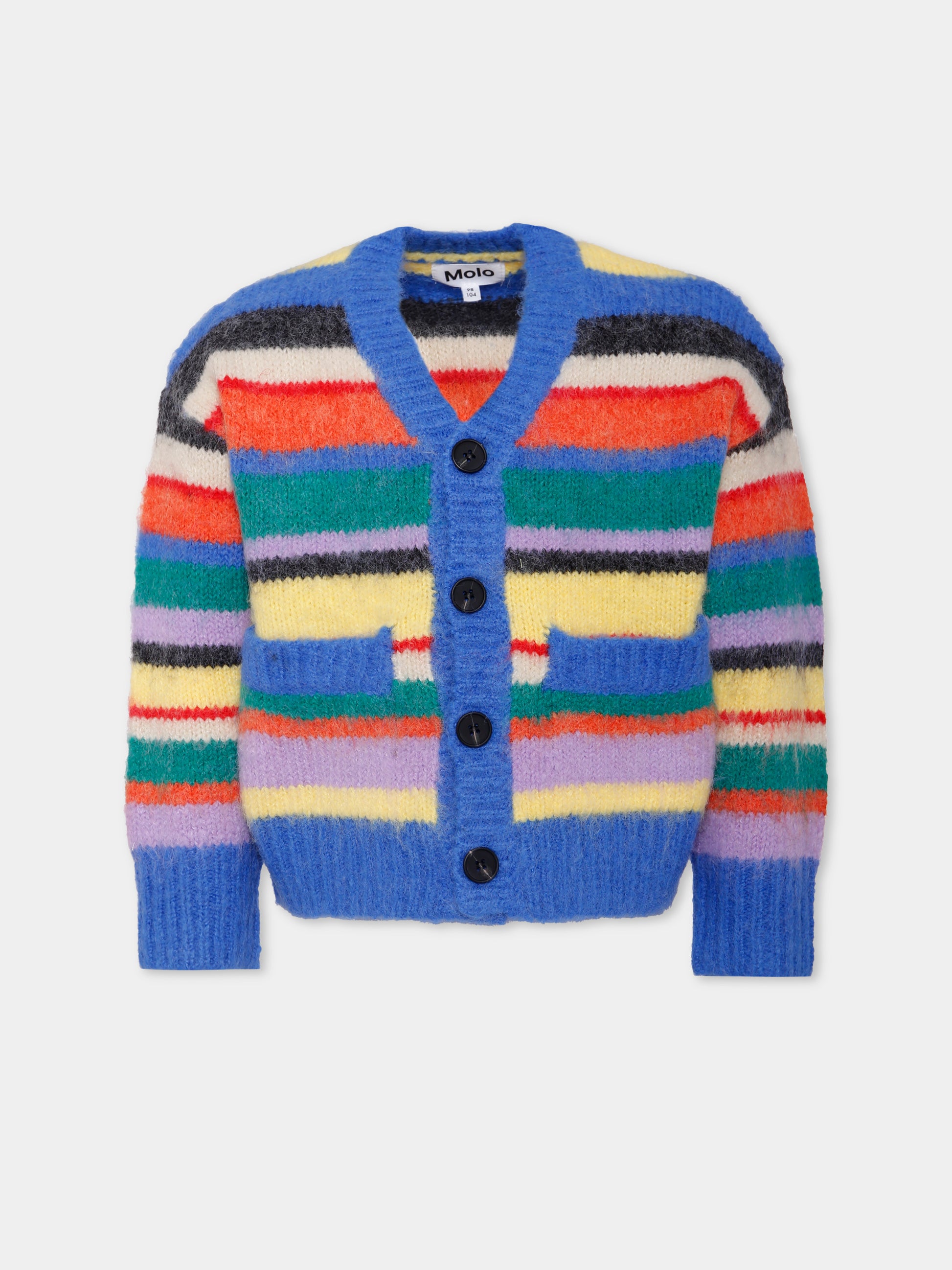 Cardigan Brutus multicolor per bambino,Molo,6W25K306 9450