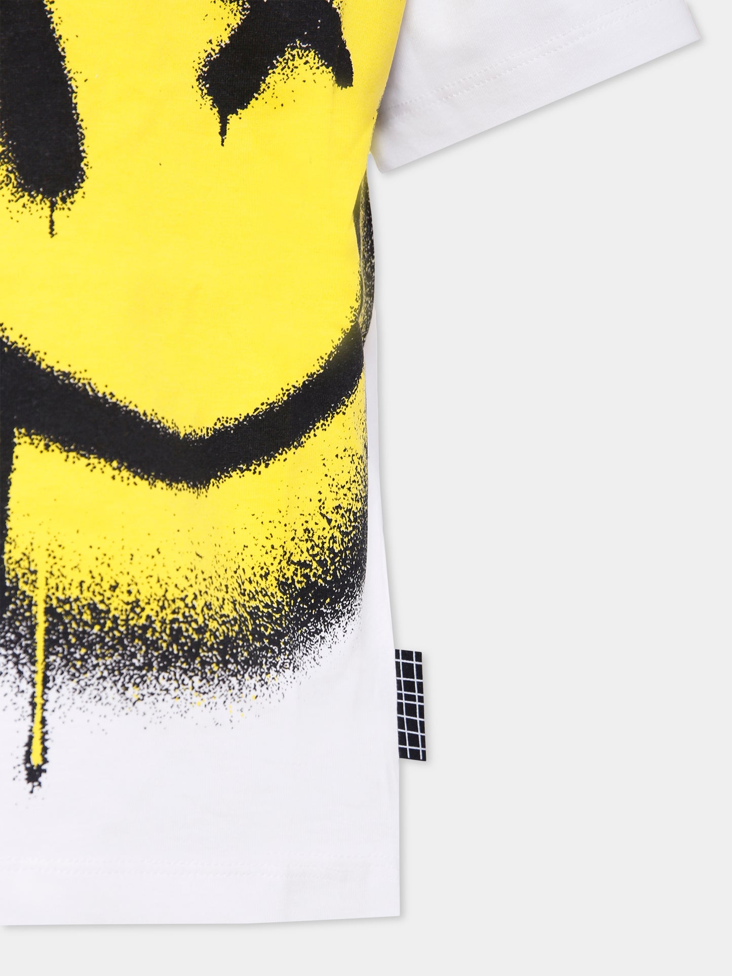 T-shirt Rodney bianca per bambini con smile,Molo,1W25A205 5192