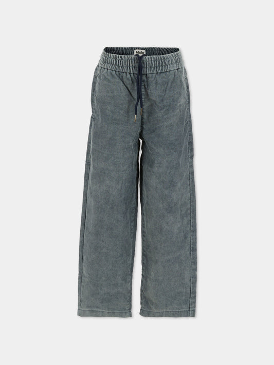 Pantaloni Aster blu per bambino,Molo,1W25I101 5565