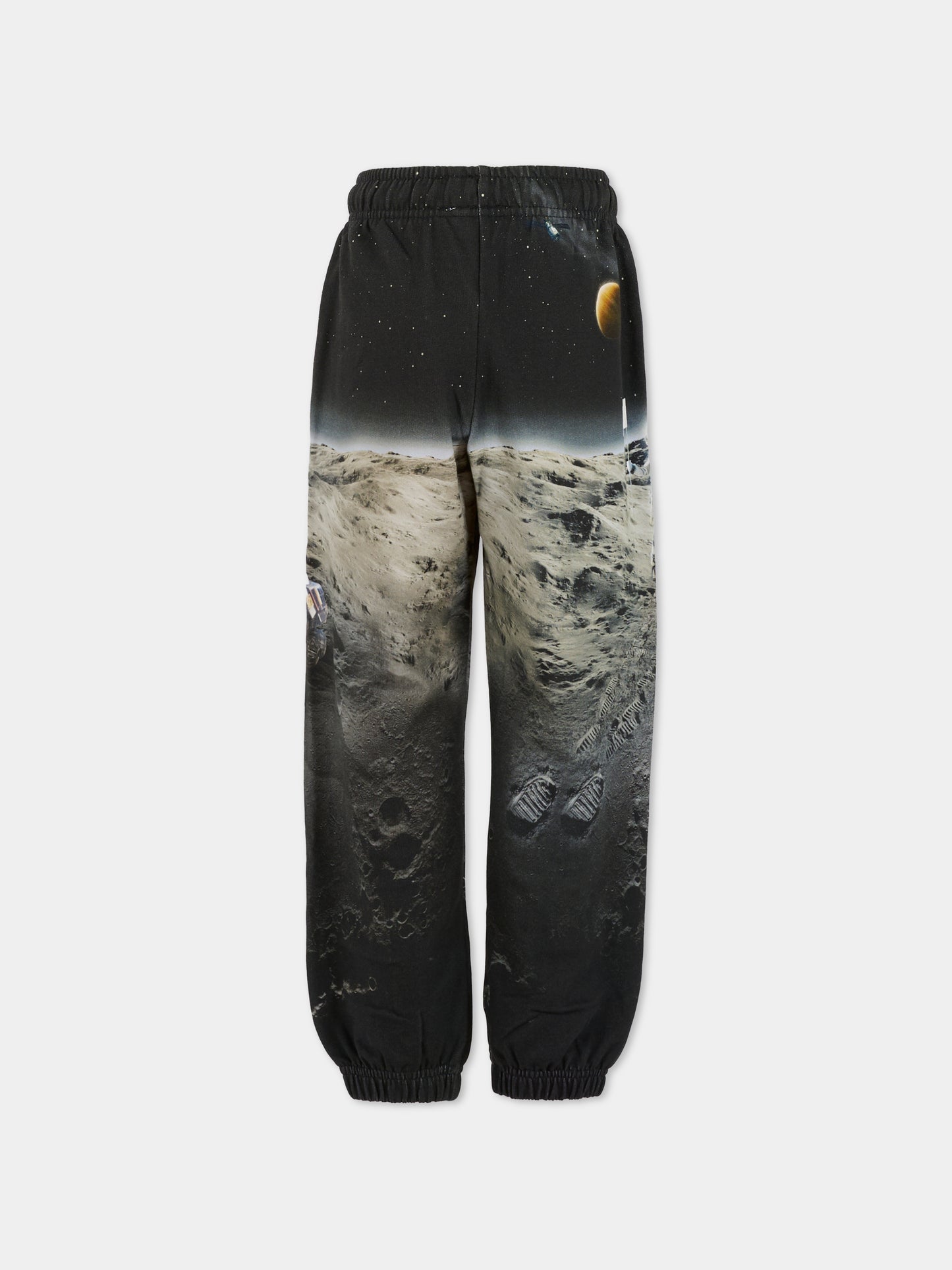 Pantaloni Allen nero per bambino con stampa spazio,Molo,1W25I208 9681