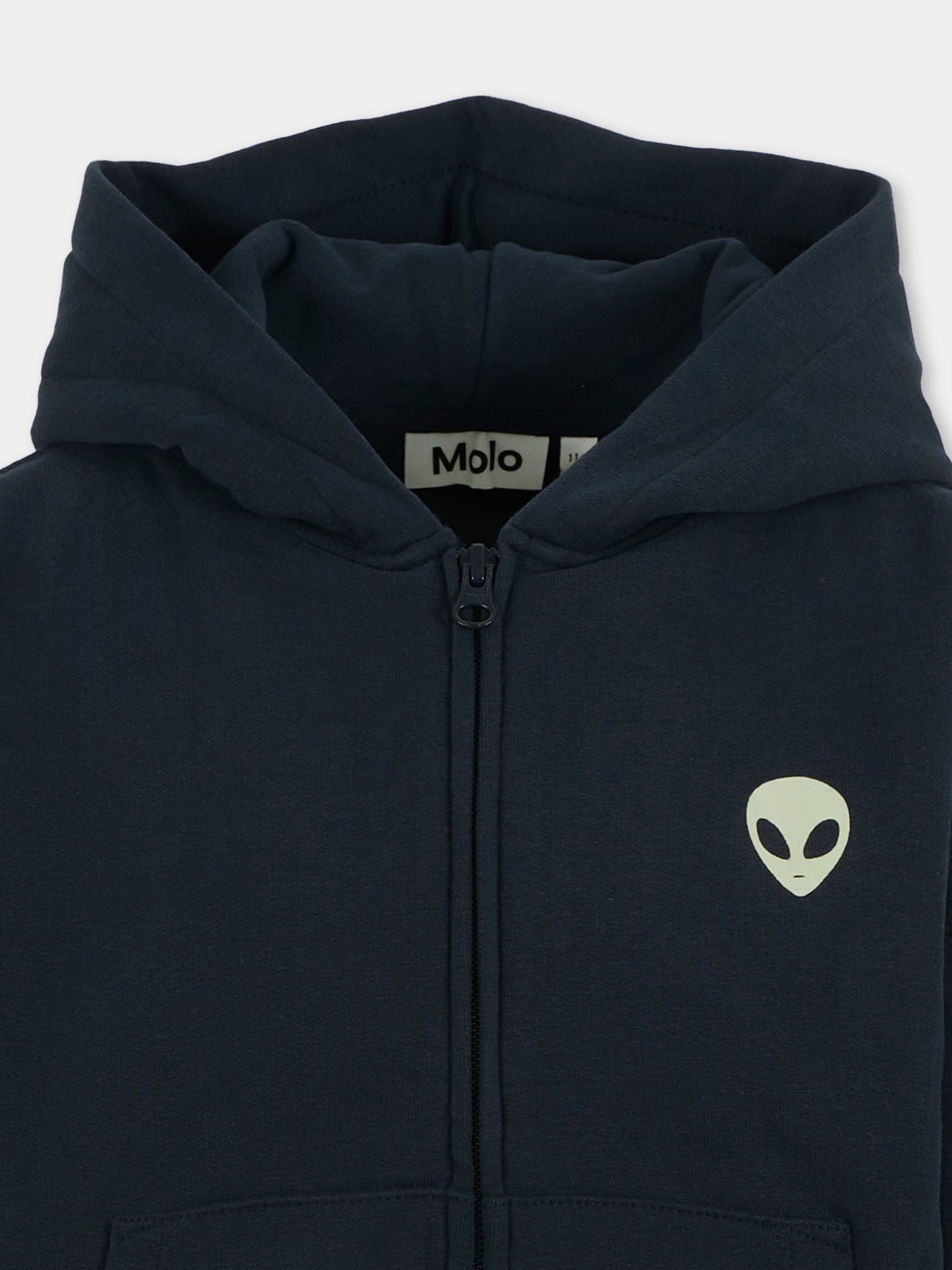 Felpa Marley blu per bambino con alieno,Molo,1W25J302 8552